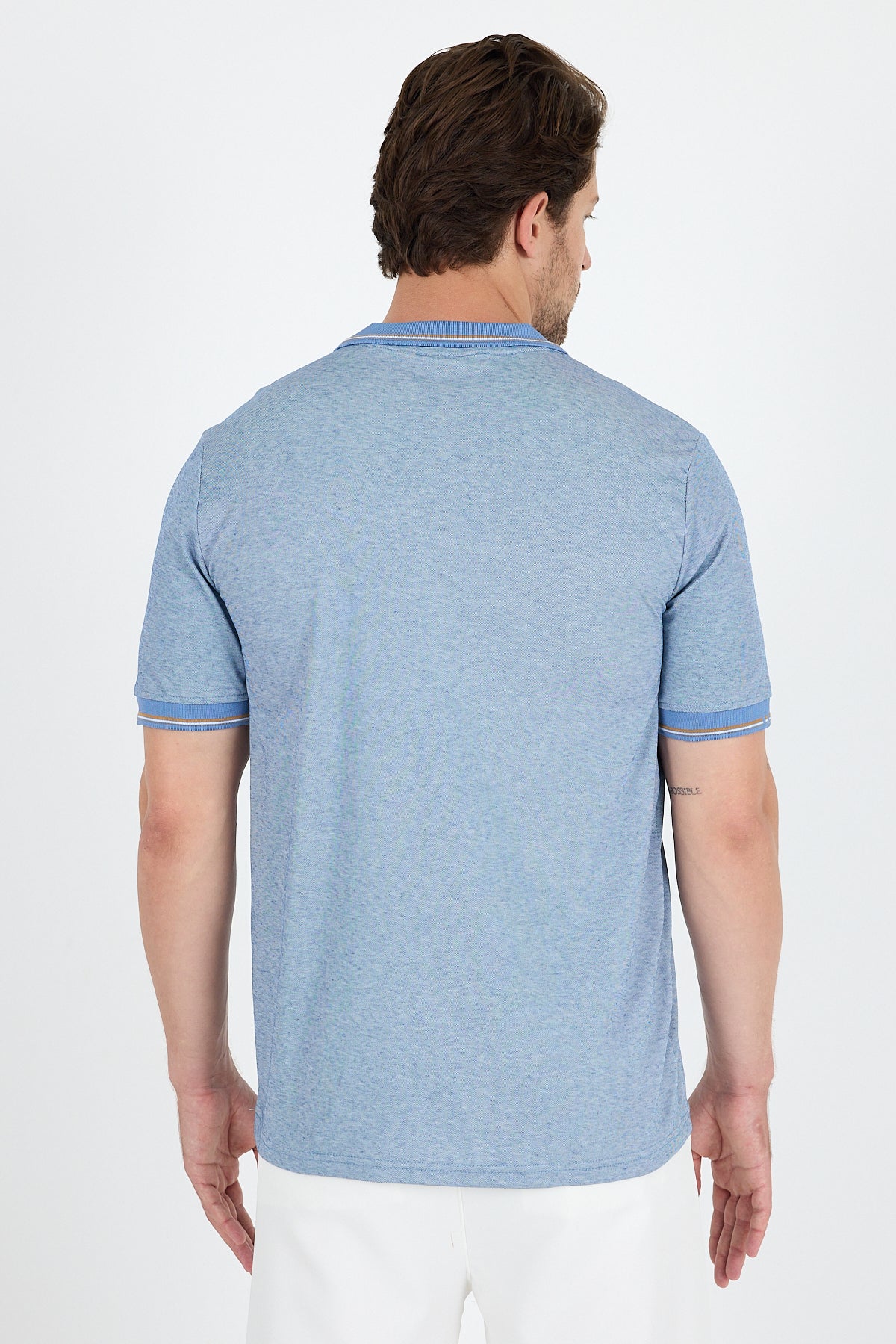 Erkek Oxford Polo Yaka T-Shirt Şık ve Rahat Kısa Kollu Erkek Tişört 5029