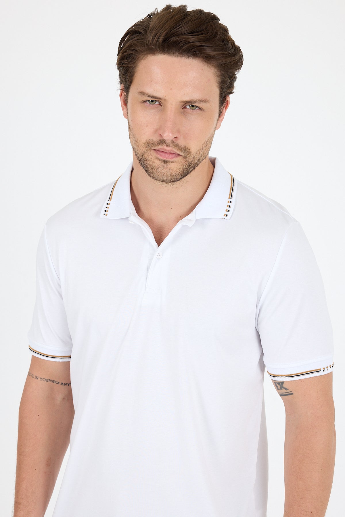 Erkek Oxford Polo Yaka T-Shirt Şık ve Rahat Kısa Kollu Erkek Tişört 5029