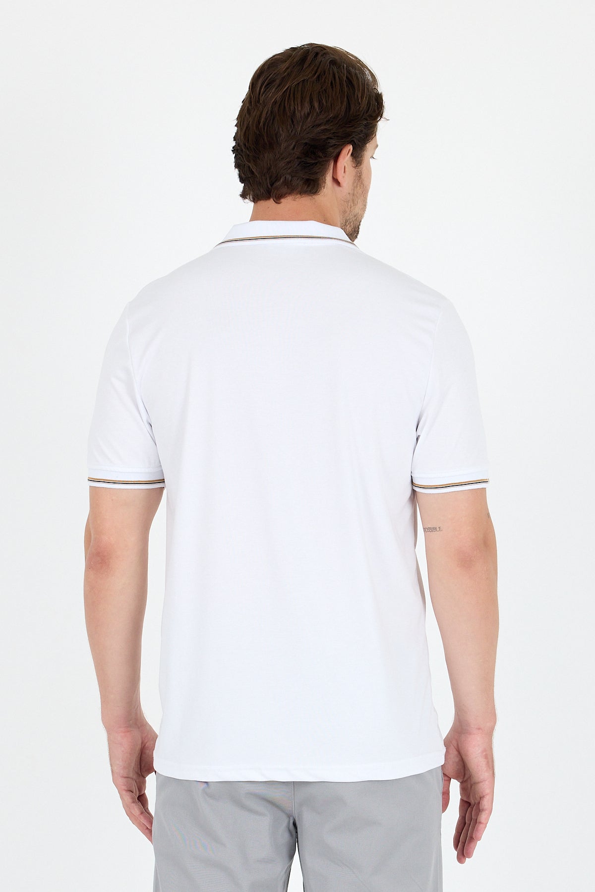 Erkek Oxford Polo Yaka T-Shirt Şık ve Rahat Kısa Kollu Erkek Tişört 5029