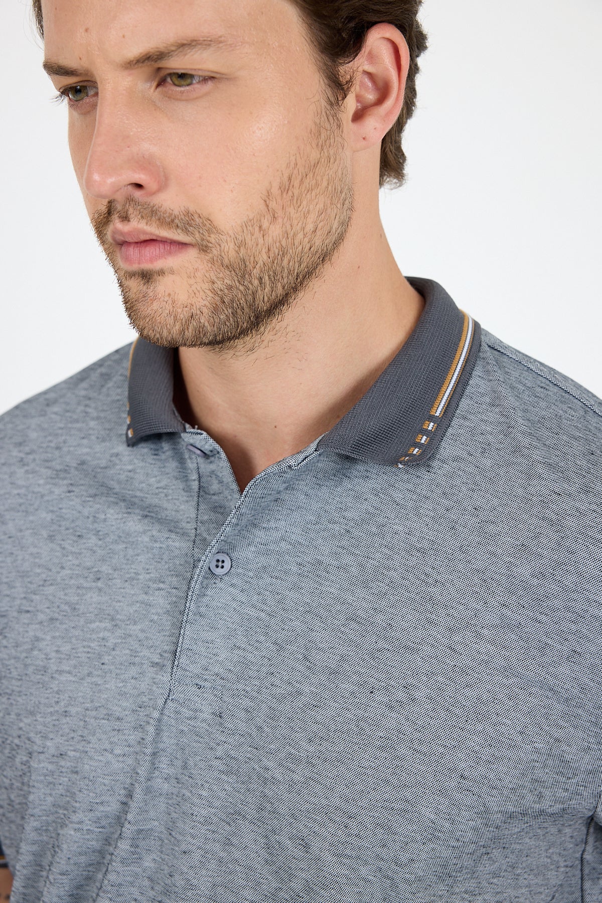 Erkek Oxford Polo Yaka T-Shirt Şık ve Rahat Kısa Kollu Erkek Tişört 5029