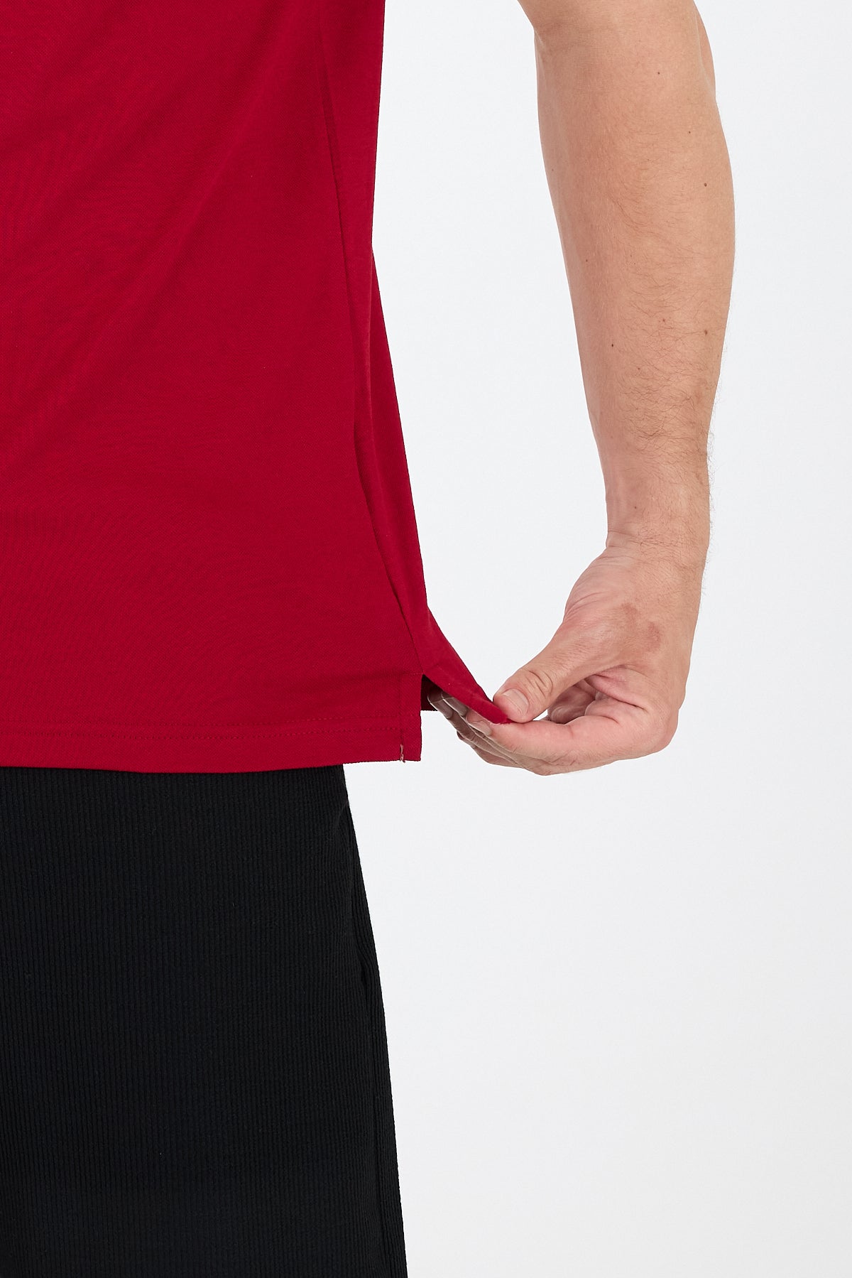 Regular Fit Pamuk Polo Yaka Kısa Kollu Pike Erkek Tişört 0002