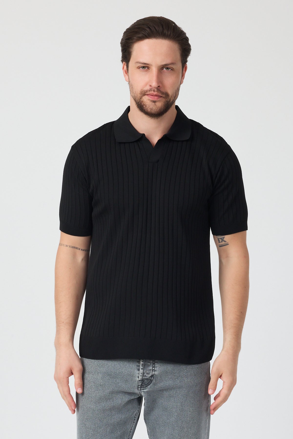 Erkek Polo Yaka Triko T-shirt 10207