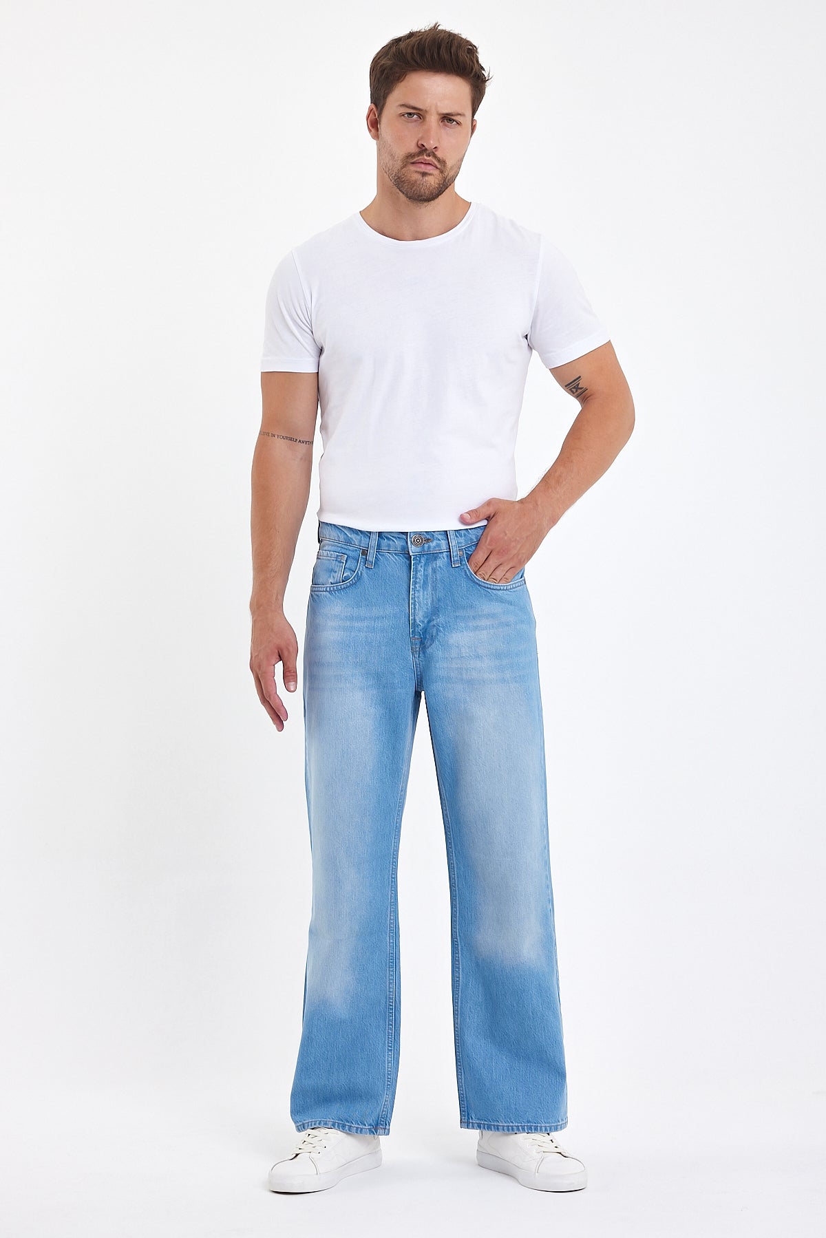 Henry 010 Wıde Leg Denim Pantolon 1554