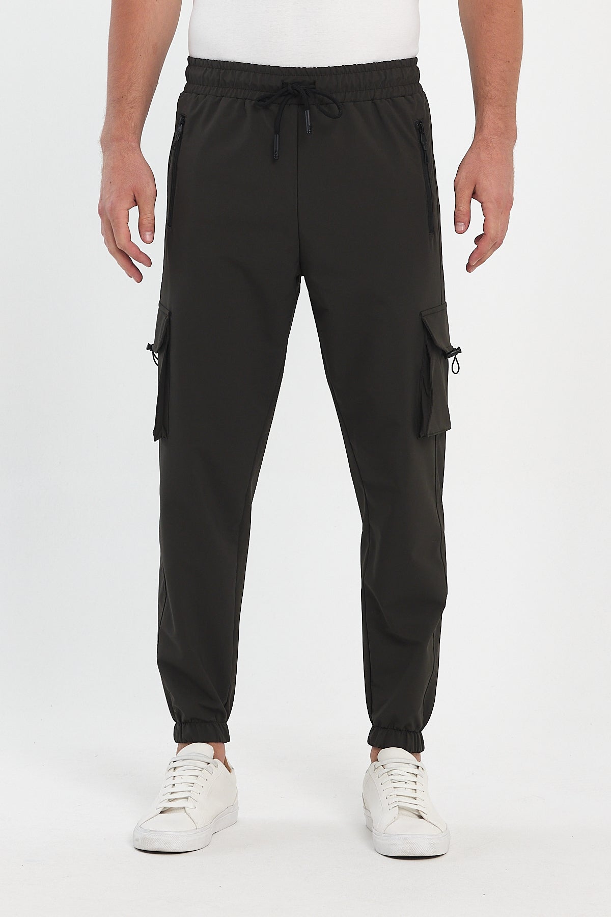 Jogger Pants with Zipper Pocket 002402