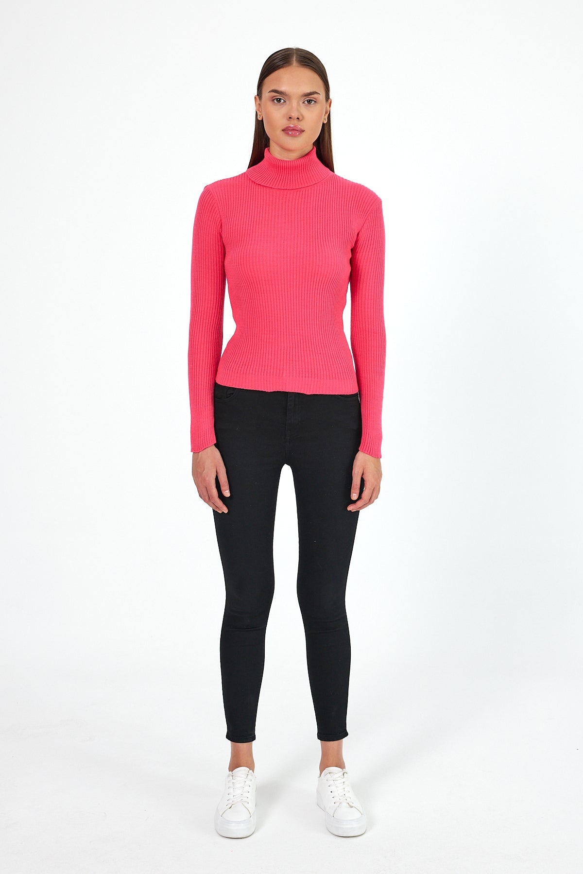 Women's Turtleneck Orlon Badi Knitwear 4453