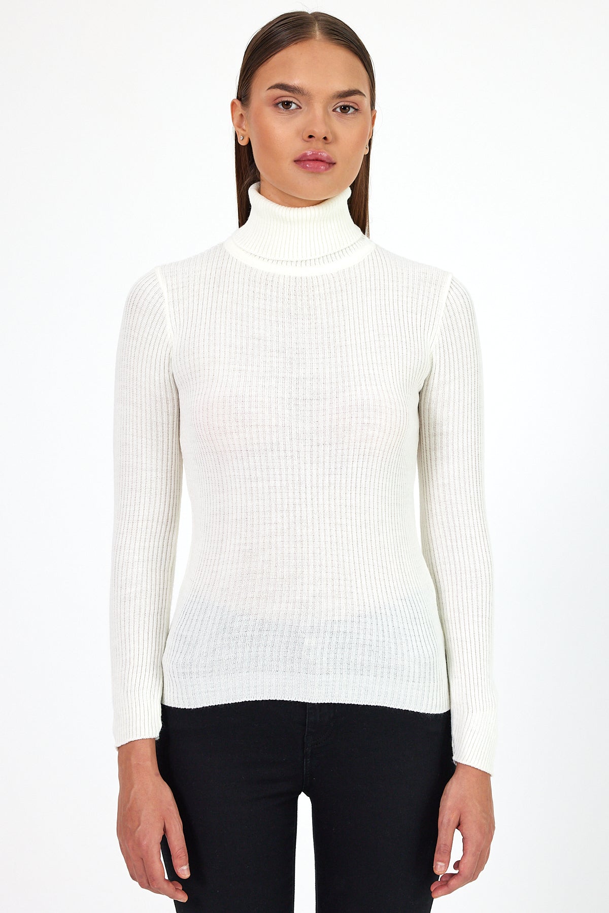 Women's Turtleneck Orlon Badi Knitwear 4453