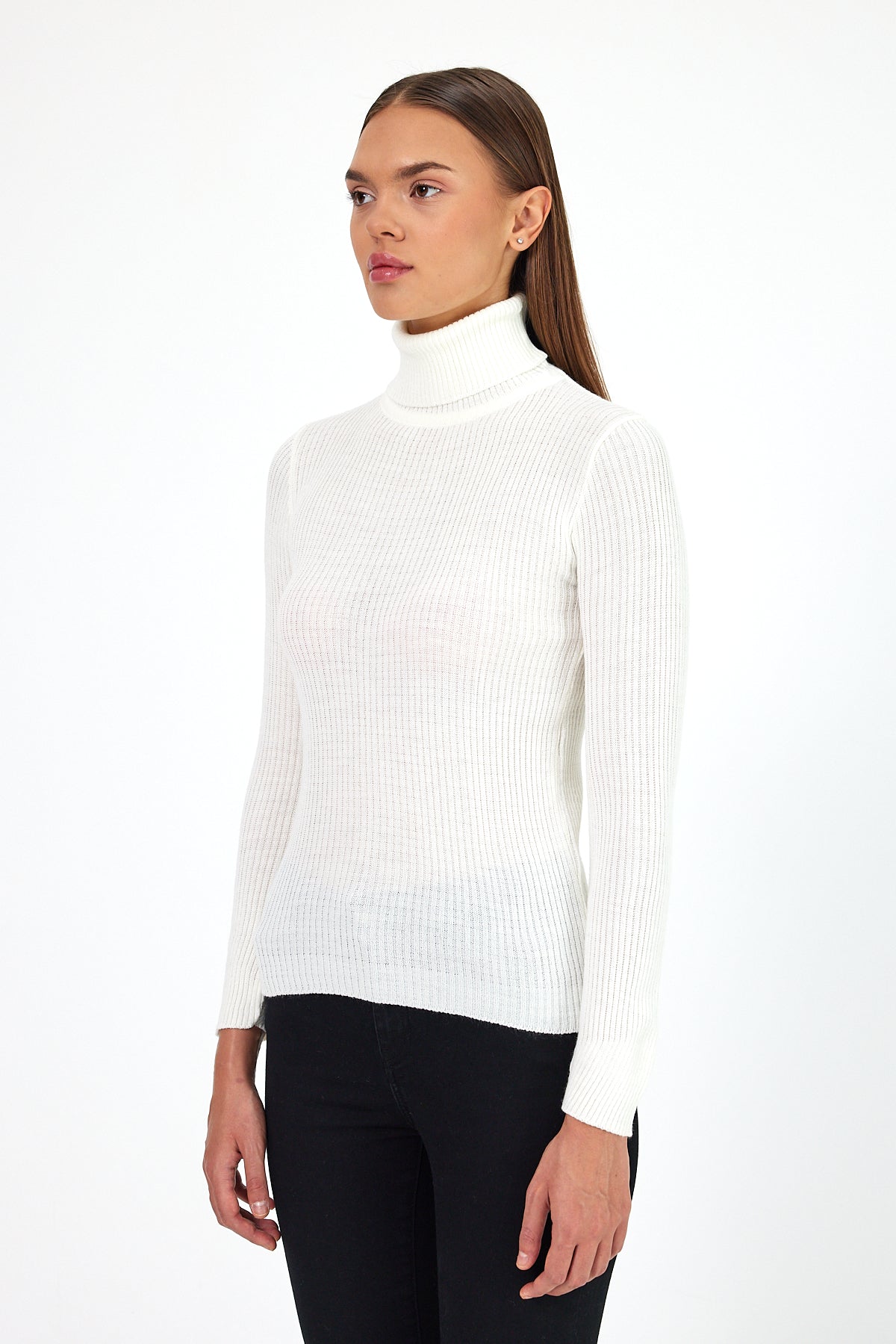 Women's Turtleneck Orlon Badi Knitwear 4453