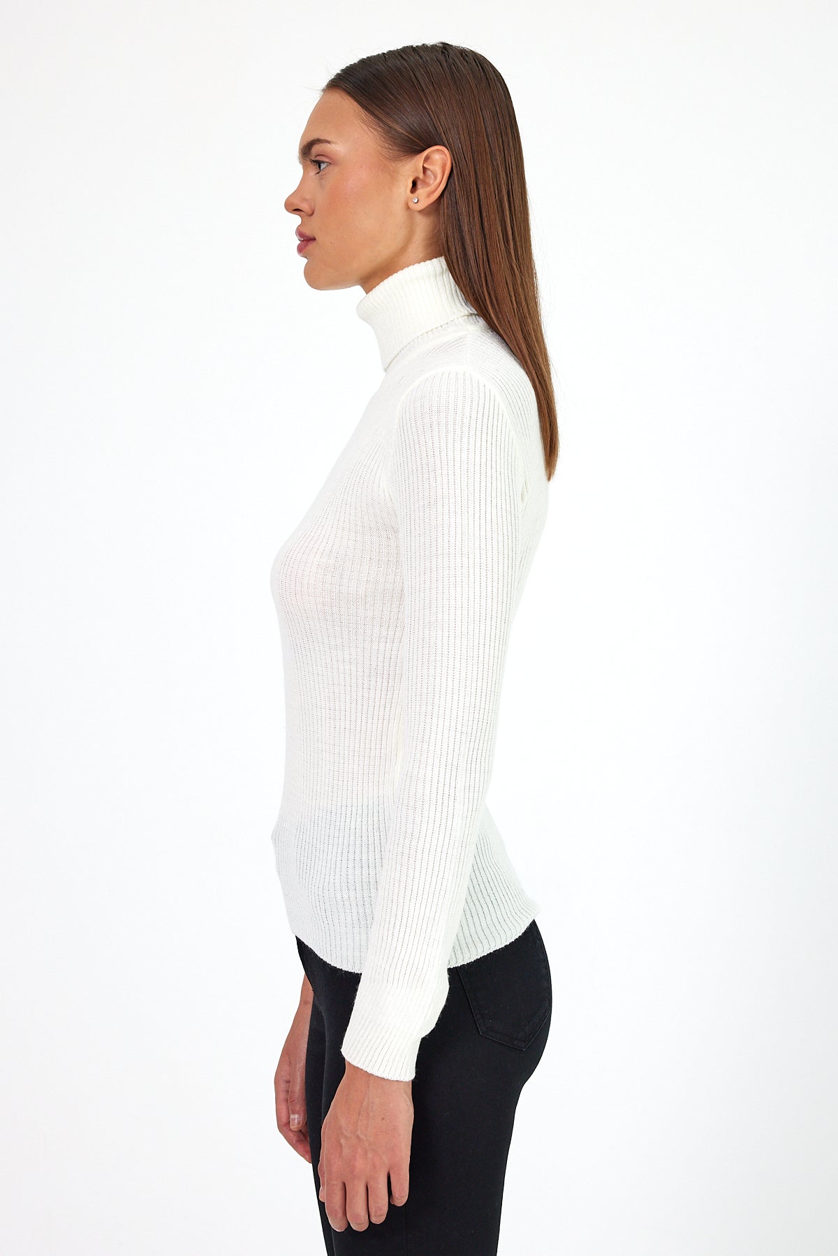 Women's Turtleneck Orlon Badi Knitwear 4453