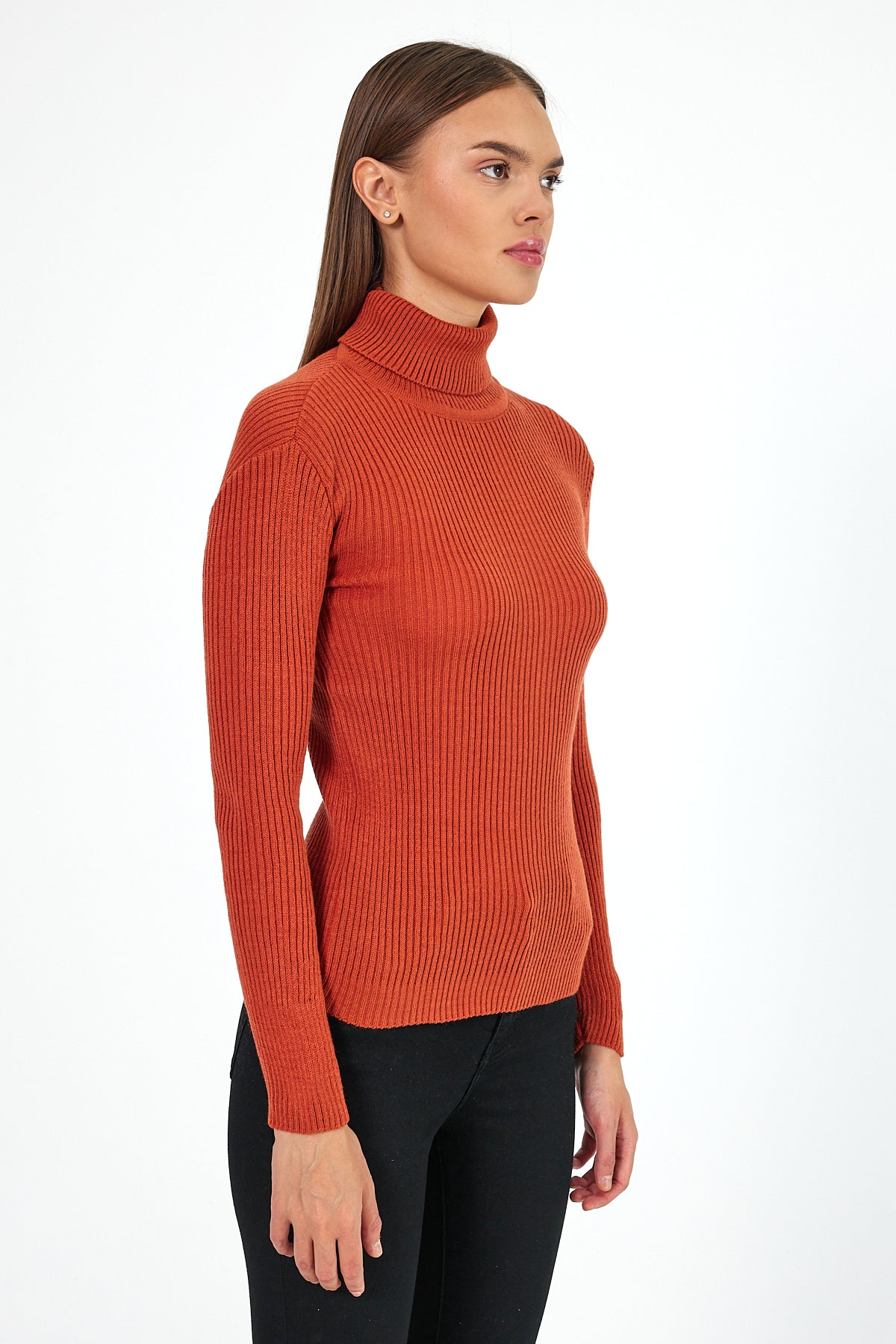 Women's Turtleneck Orlon Badi Knitwear 4453