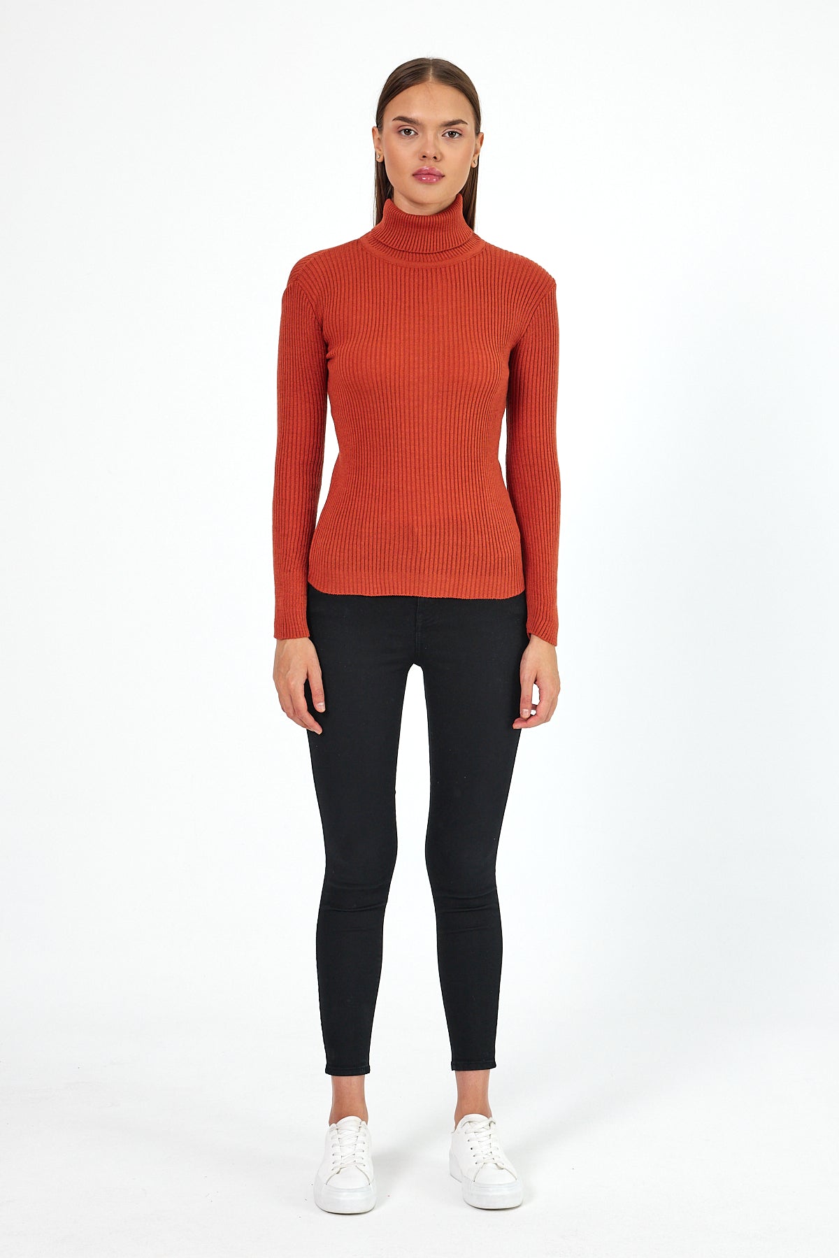 Women's Turtleneck Orlon Badi Knitwear 4453