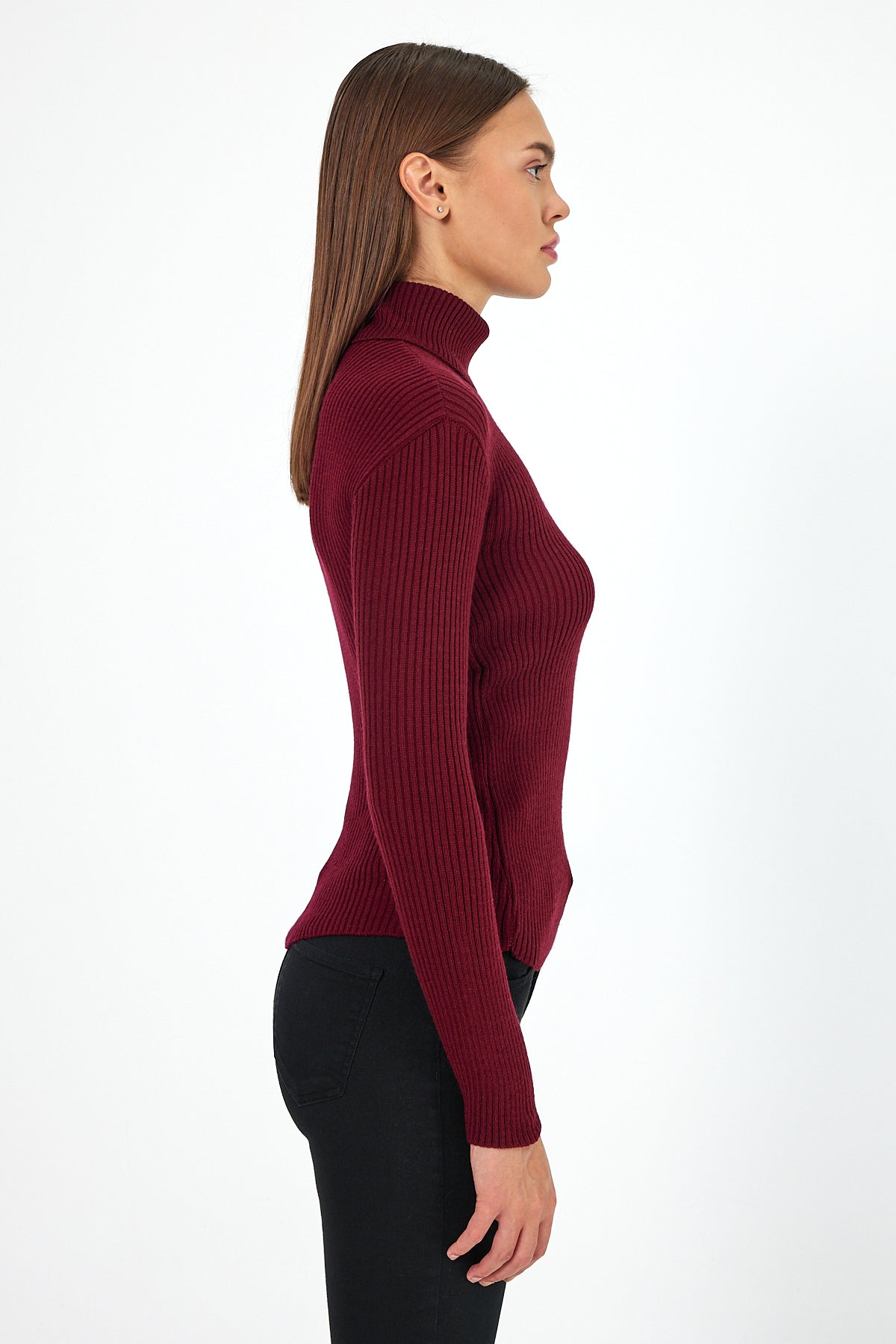 Women's Turtleneck Orlon Badi Knitwear 4453
