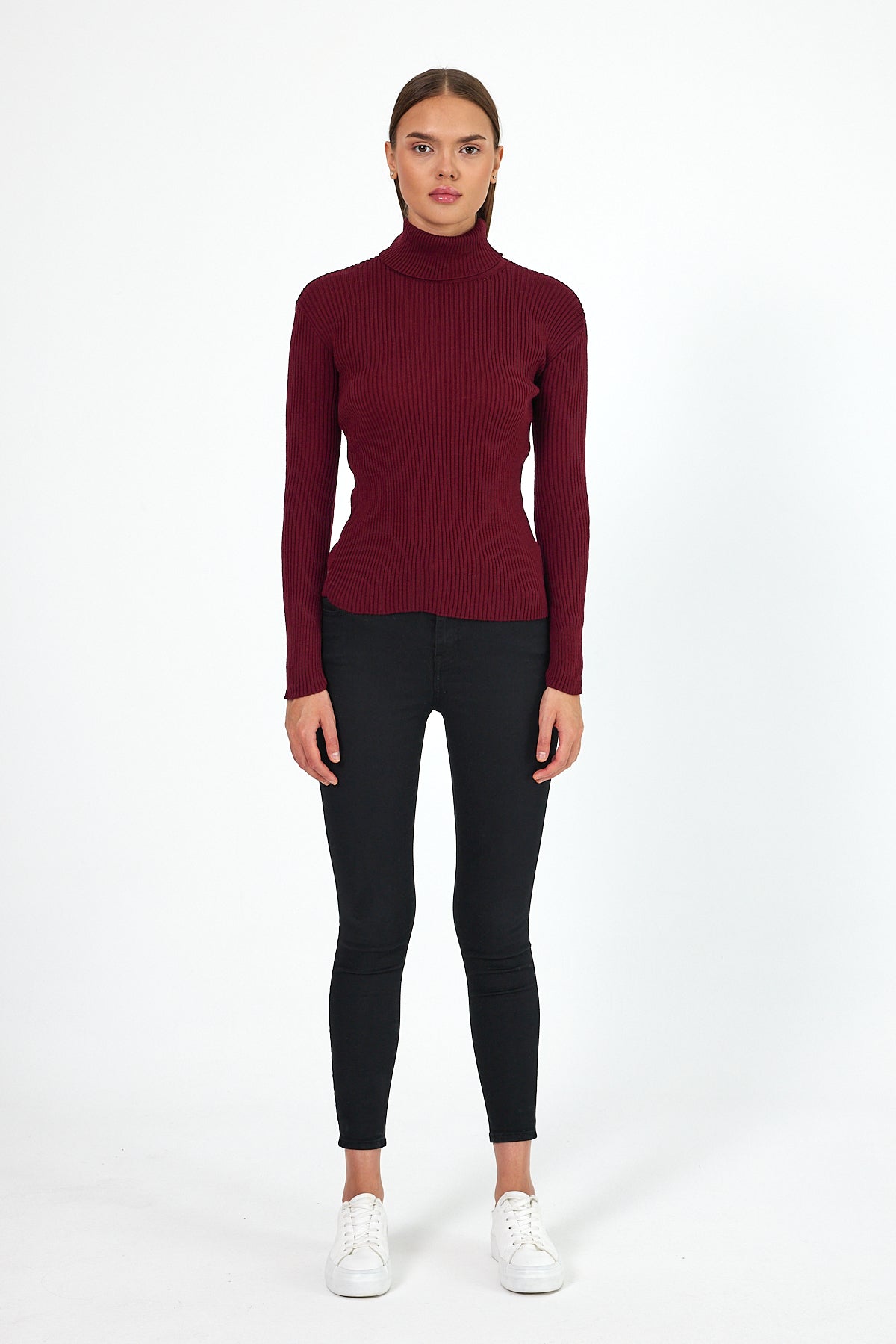 Women's Turtleneck Orlon Badi Knitwear 4453