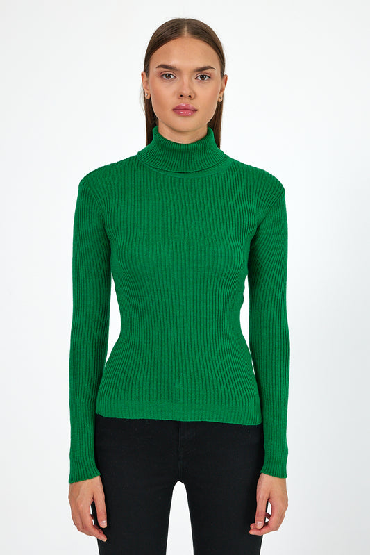 Women's Turtleneck Orlon Badi Knitwear 4453