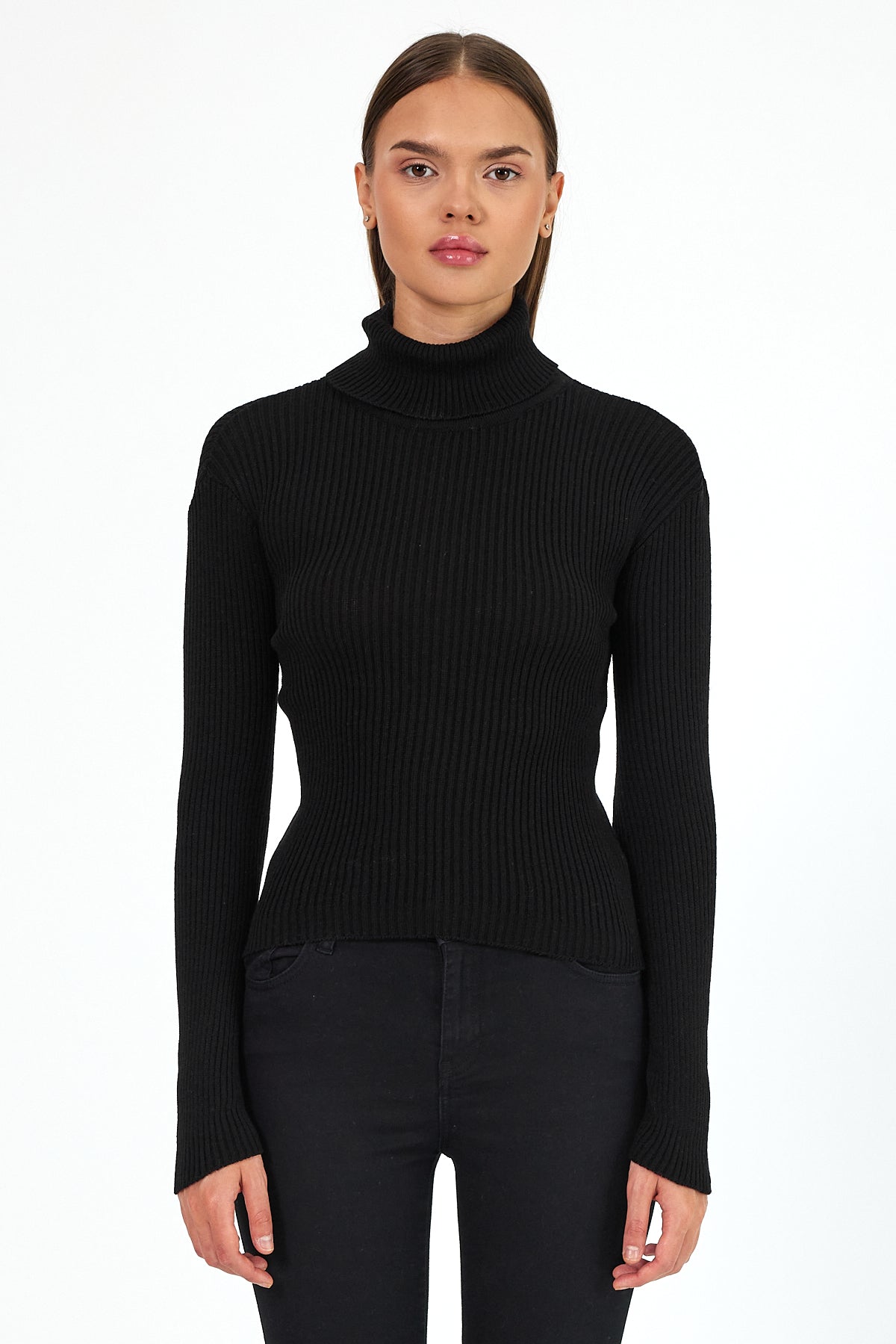 Women's Turtleneck Orlon Badi Knitwear 4453