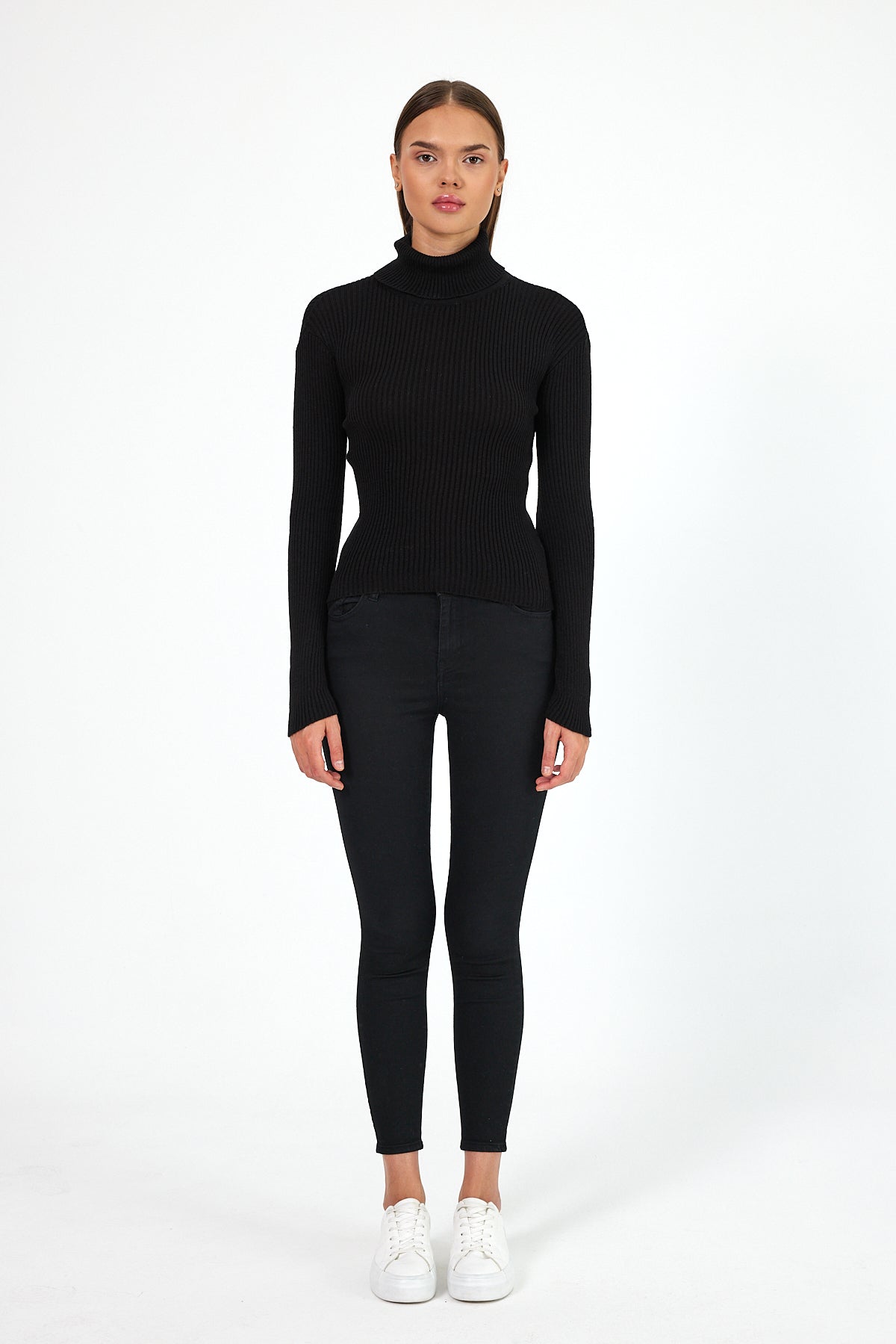 Women's Turtleneck Orlon Badi Knitwear 4453