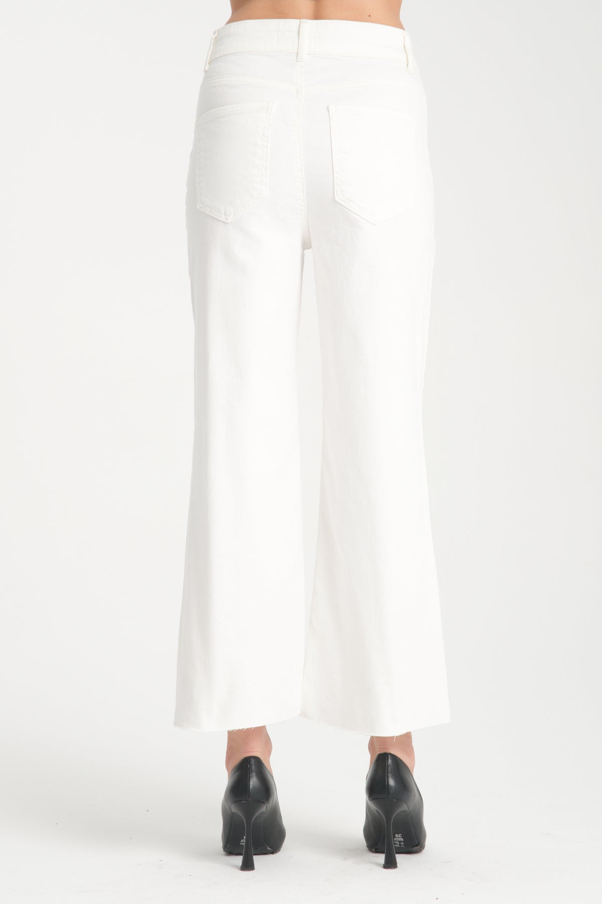 Kadın Bol Paça Denim Pantolon 6663