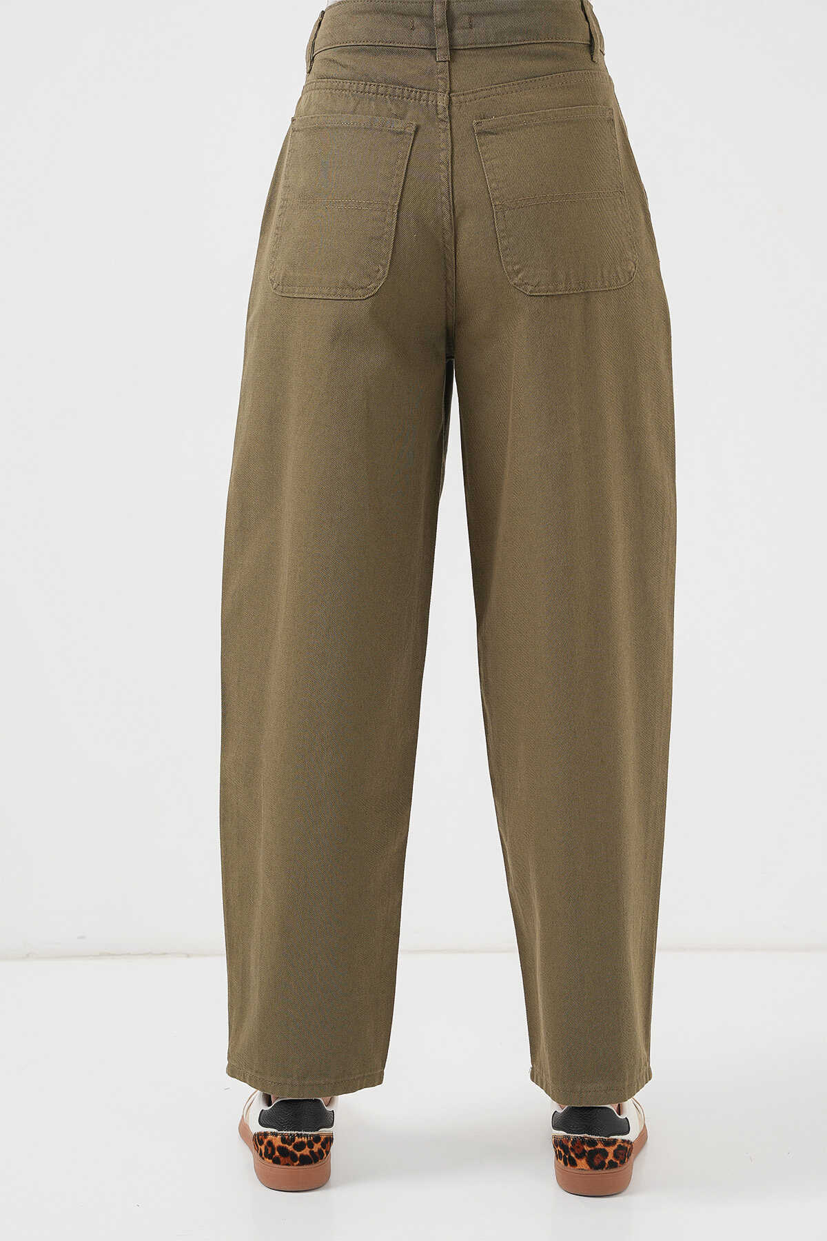 Kadın Bol Paça Pantolon 6703