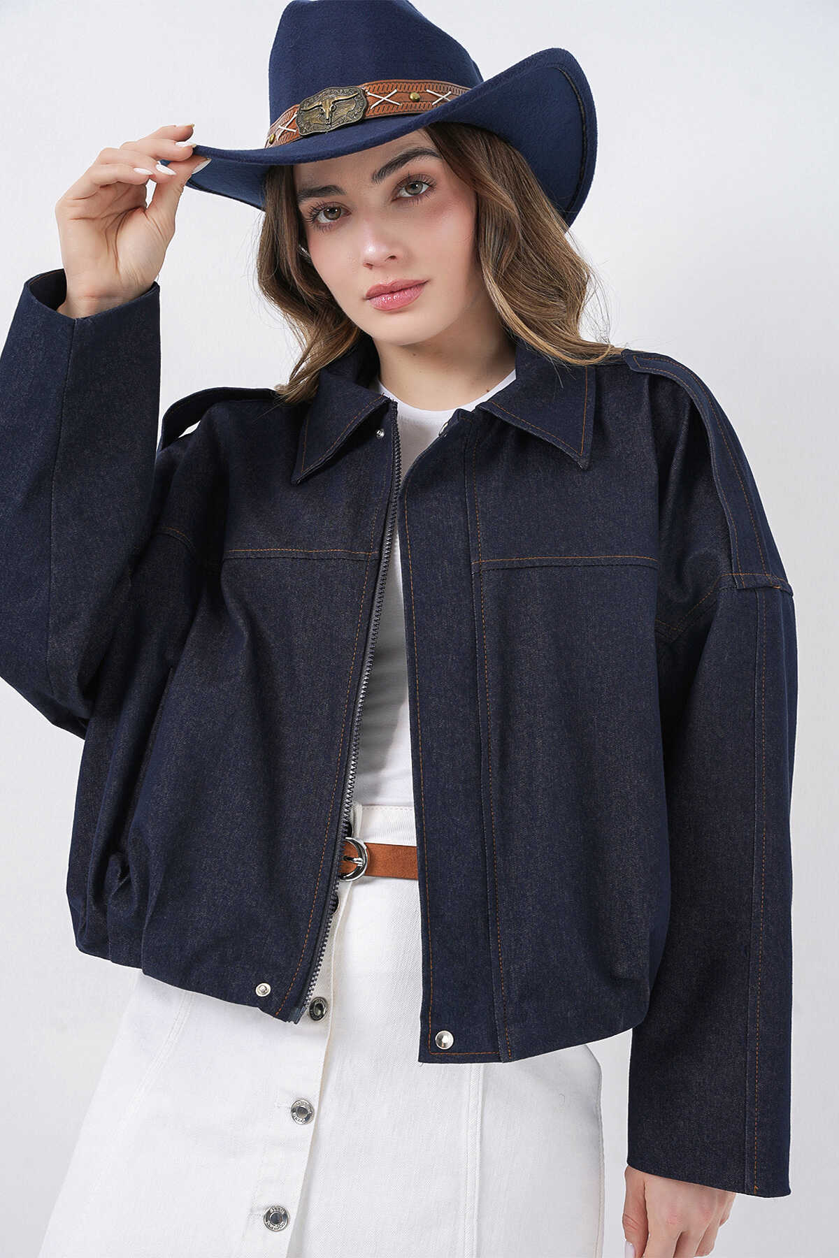 Kadın Denim Ceket 0737