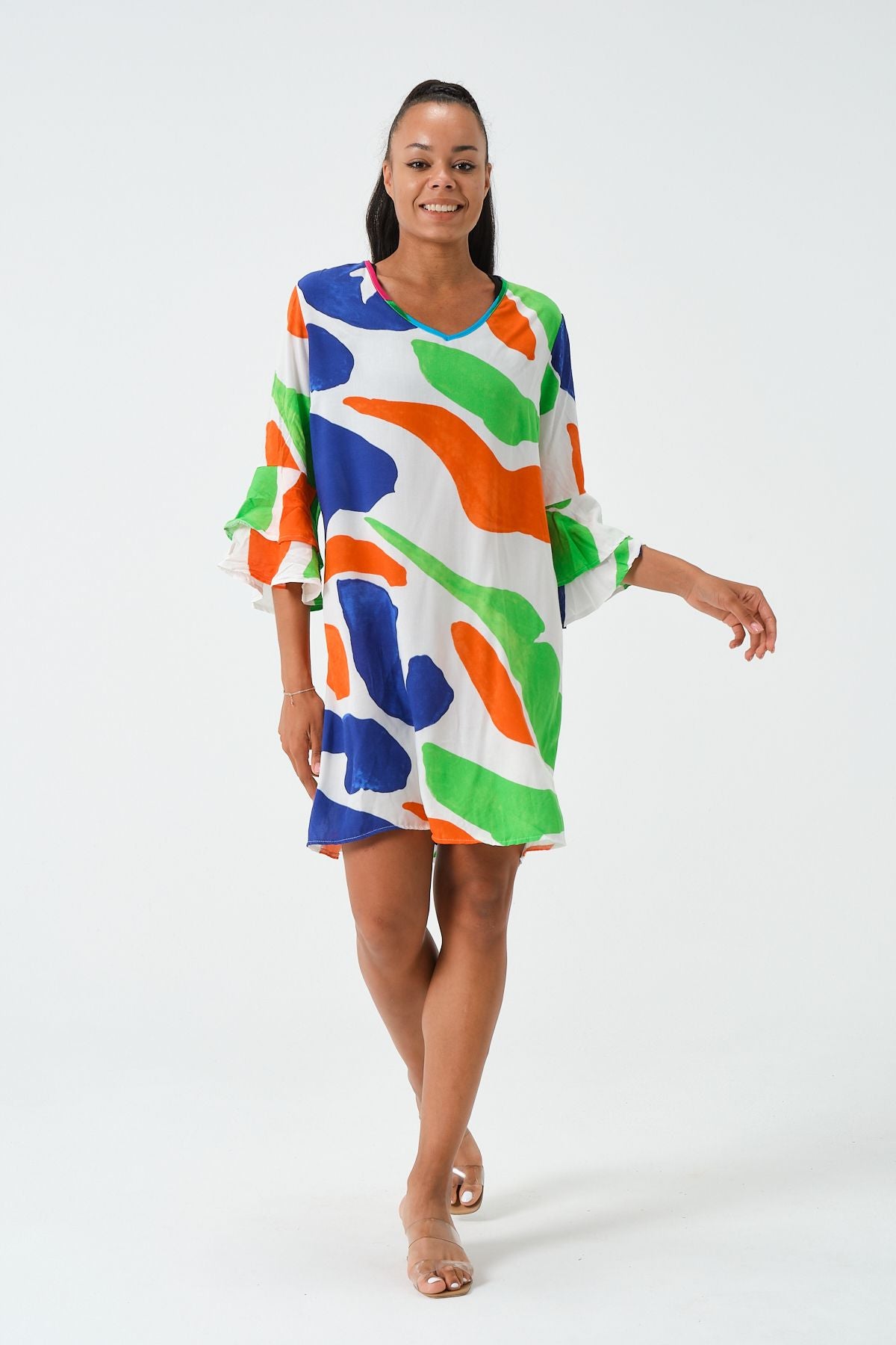 Women's Patterned Dress (5569)