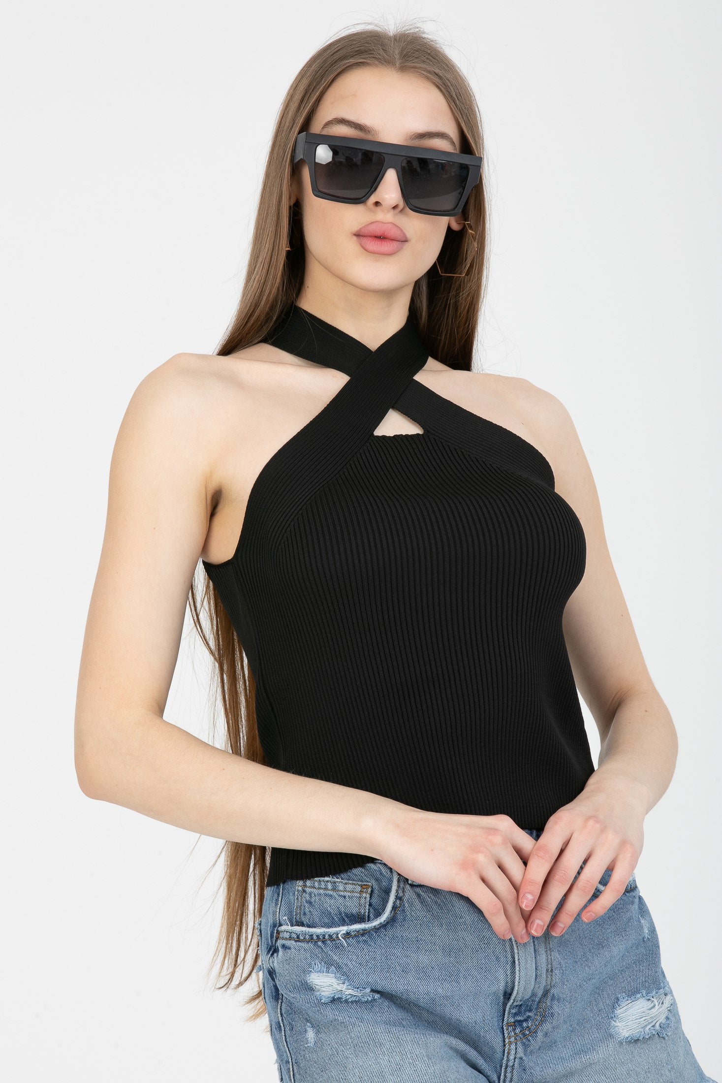 Women's Ribbed Knit Bodysuit 2467