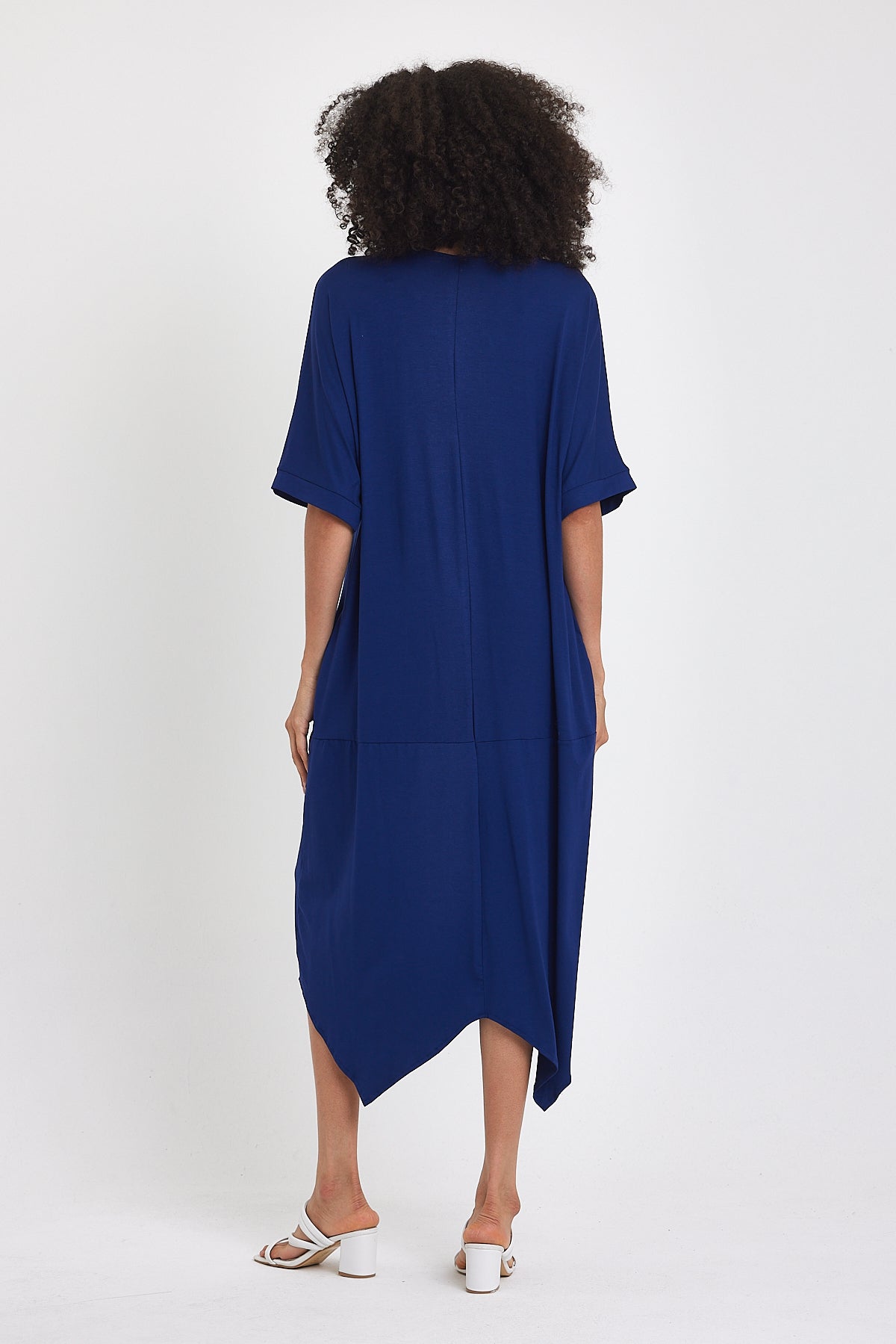 Embroidered Front Women's Jersey Dress 1064
