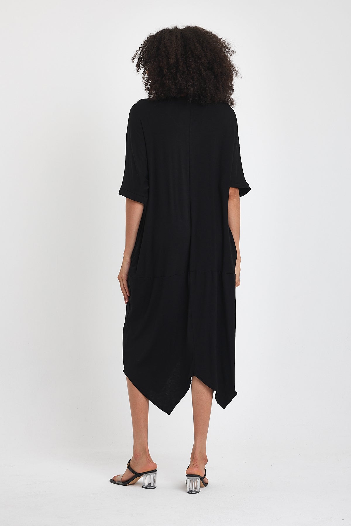Embroidered Front Women's Jersey Dress 1064