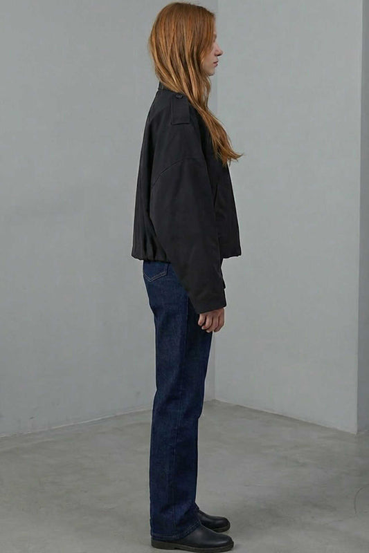 Kadın Oversize Kısa Ceket 0732