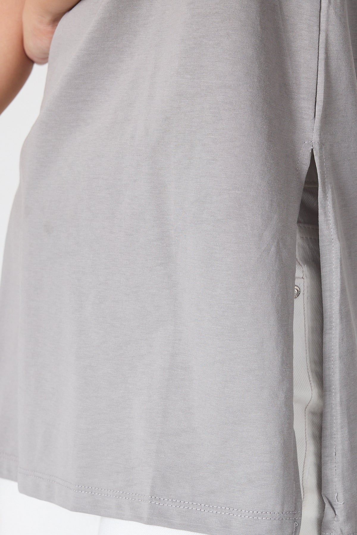 Kadın Uzun V Yaka Tunik 2998