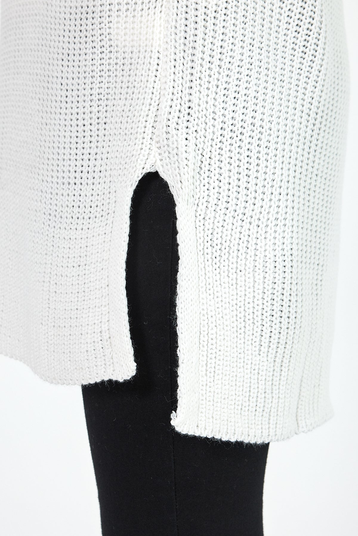 Women's V-Neck Zero Sleeve Knitwear Sweater 0608