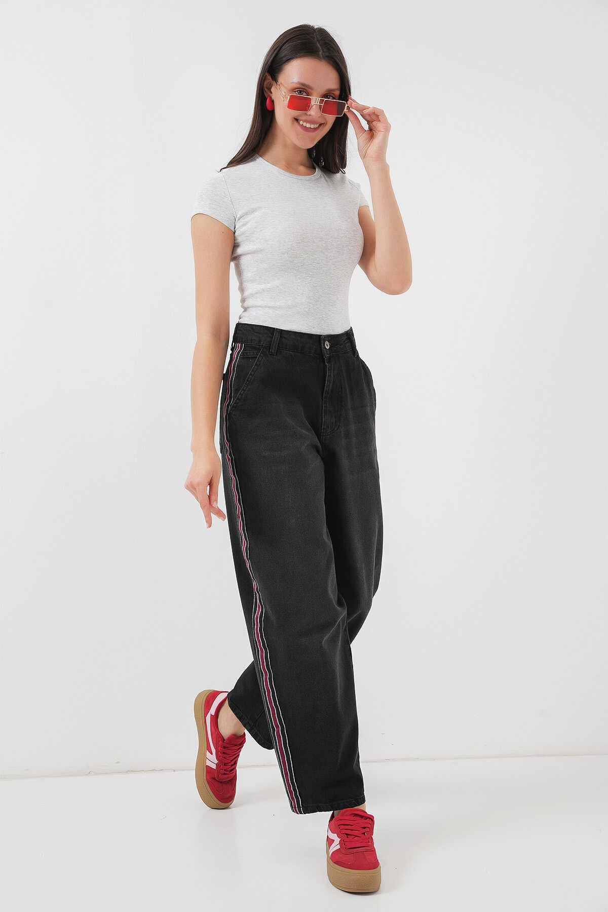 Kadın Yanı Şeritli Pantolon 6700