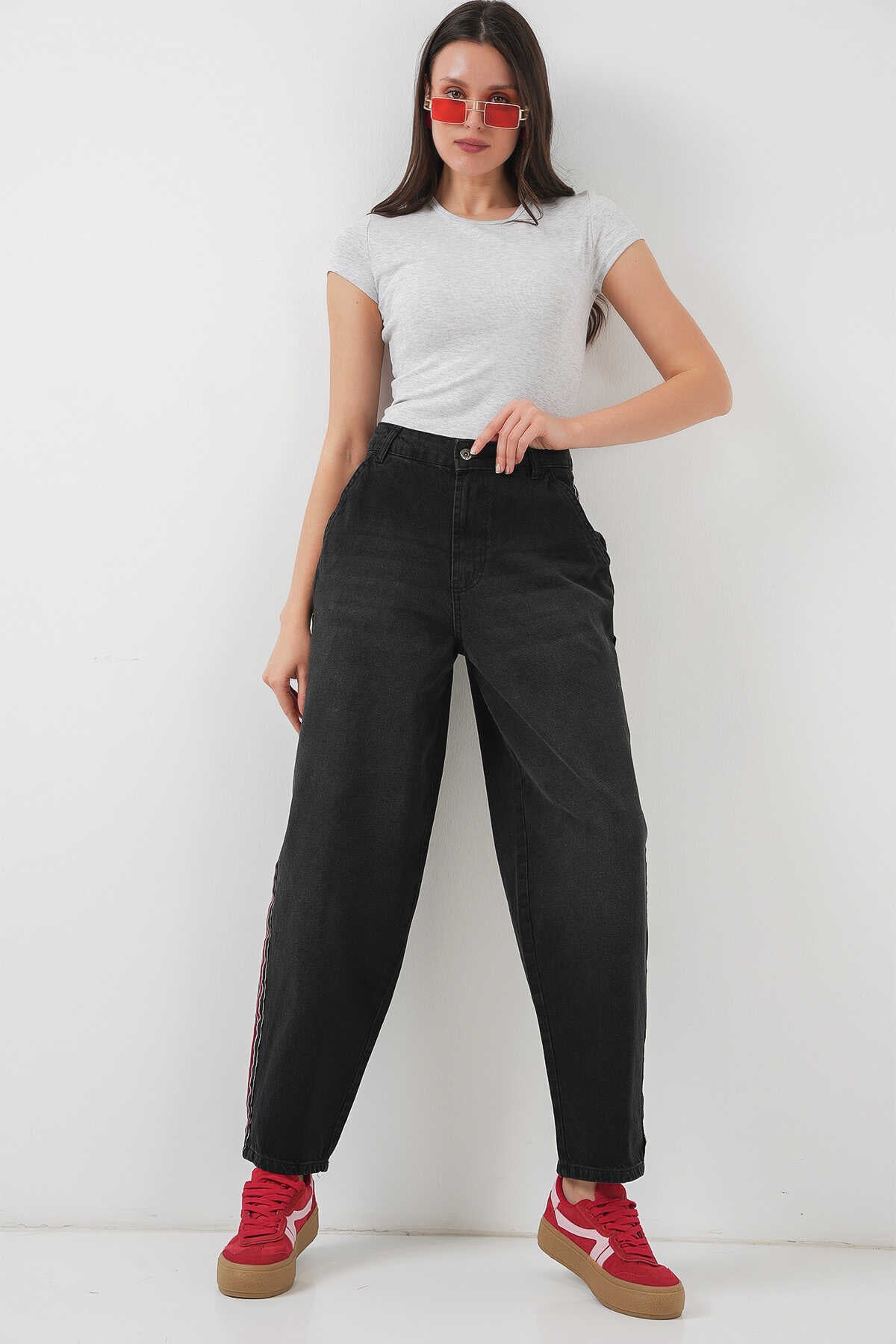 Kadın Yanı Şeritli Pantolon 6700