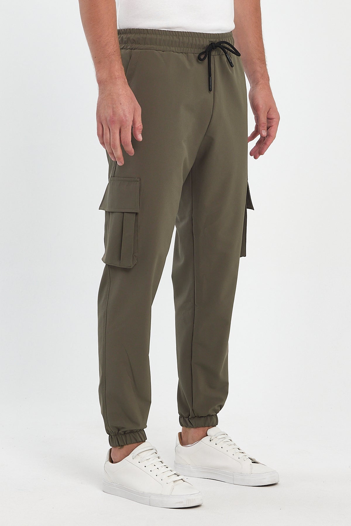 Cargo Pocket Zippered Jogger Trousers 002401