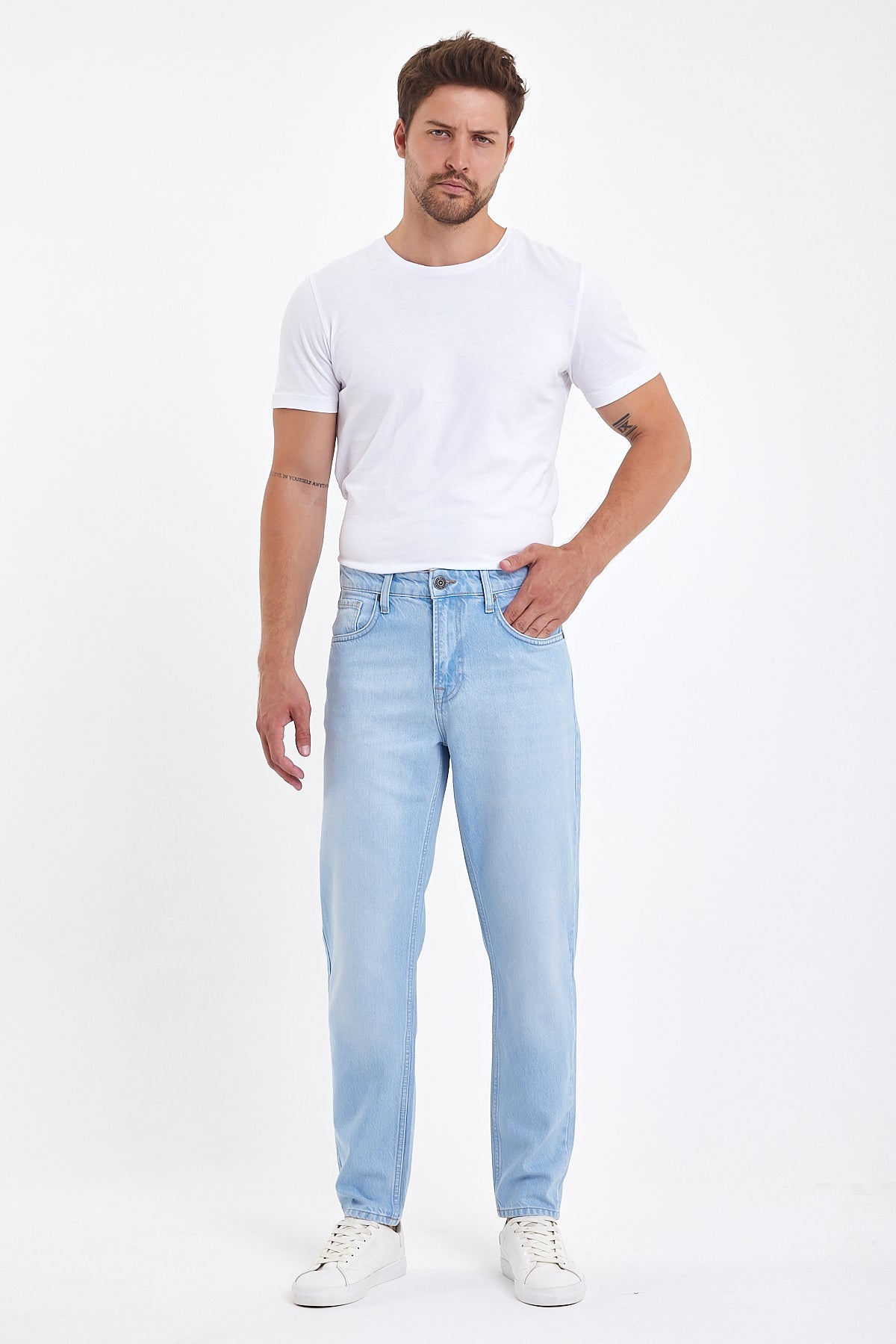 Luis 010 Straight Vintage Fit Denim Trousers 1553