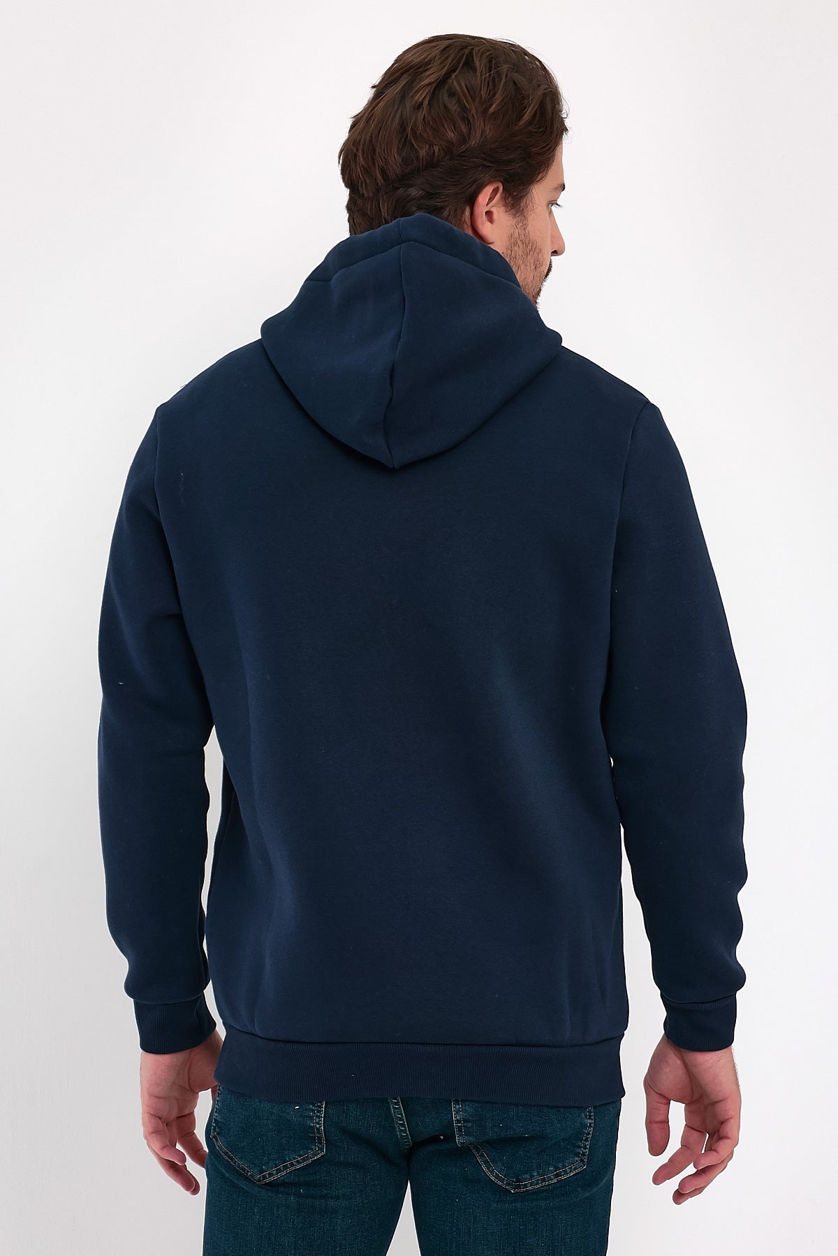 Rodi 3 İp Şardonlu Fermuarlı Kapuşonlu Sweatshirt RD24KE054901