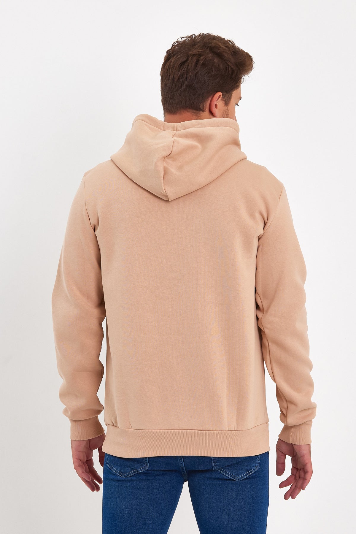 Rodi 3 Thread Ribbed Pocket Hooded Sweatshirt RD24KE055490