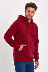 Rodi 3 Thread Ribbed Pocket Hooded Sweatshirt RD24KE055490