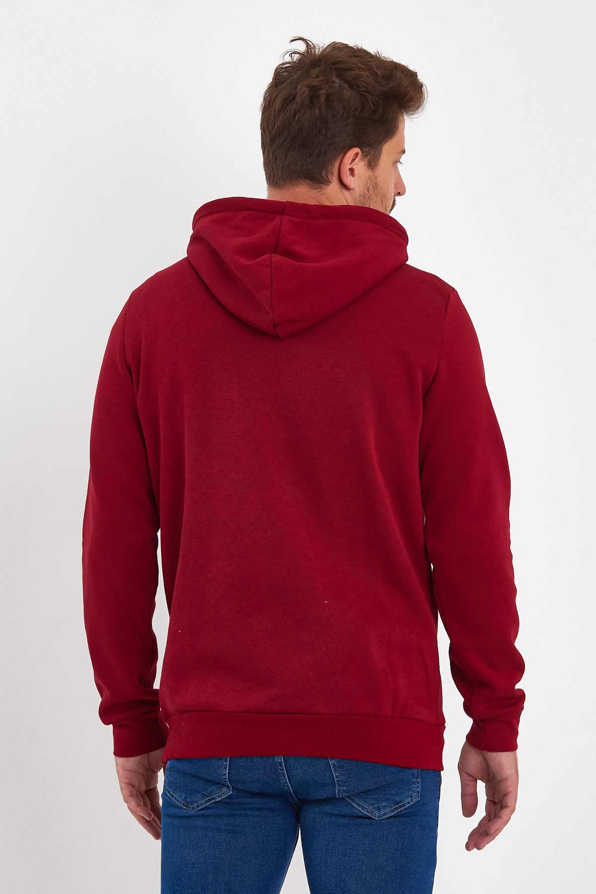 Rodi 3 Thread Ribbed Pocket Hooded Sweatshirt RD24KE055490