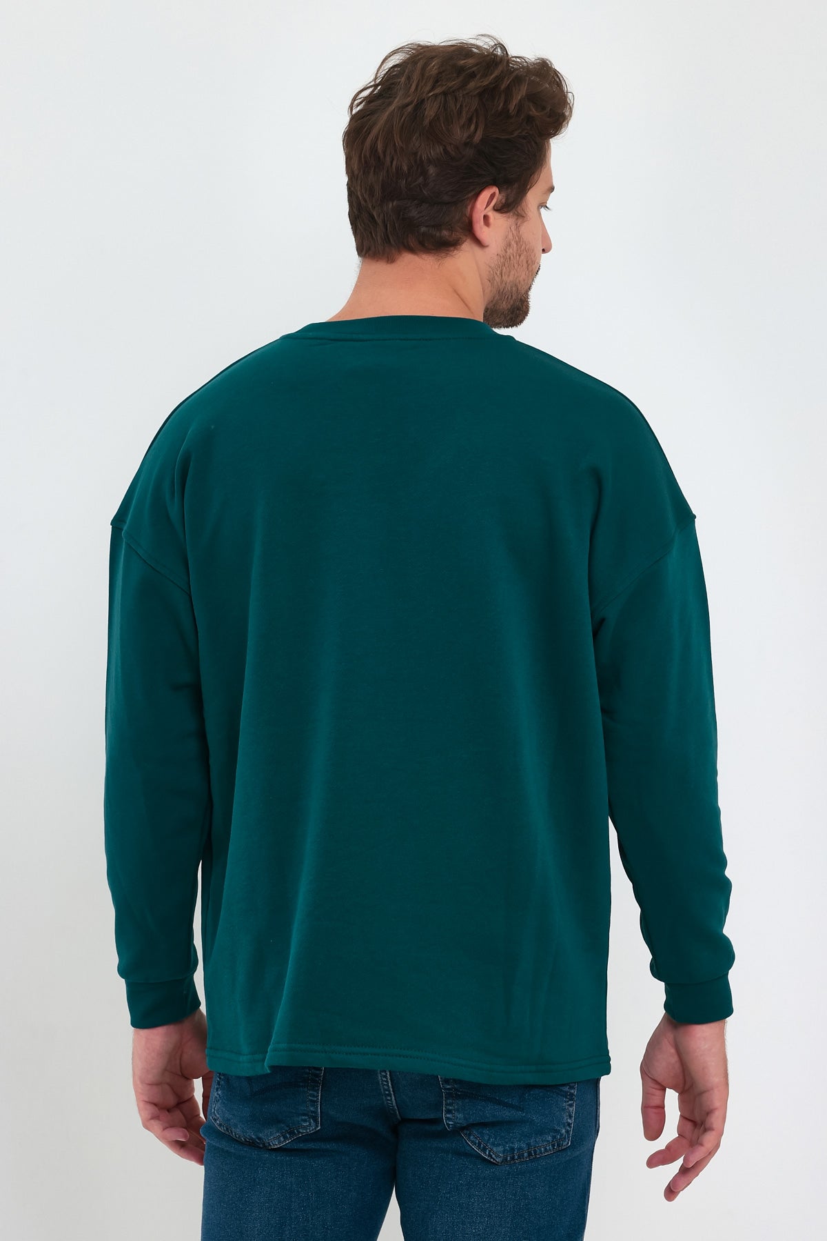 Rodi 3 İplik Şardonsuz Bisiklet Yaka Sweatshirt RD24KE055407