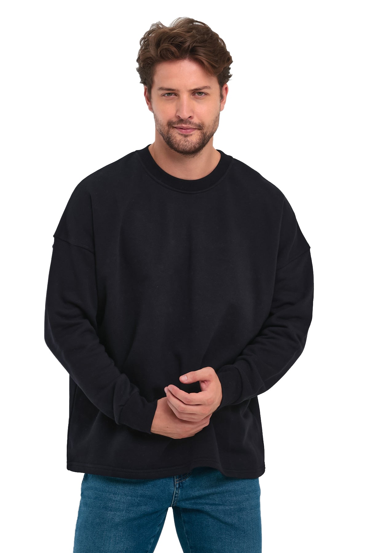 Rodi 3 İplik Şardonsuz Bisiklet Yaka Sweatshirt RD24KE055407