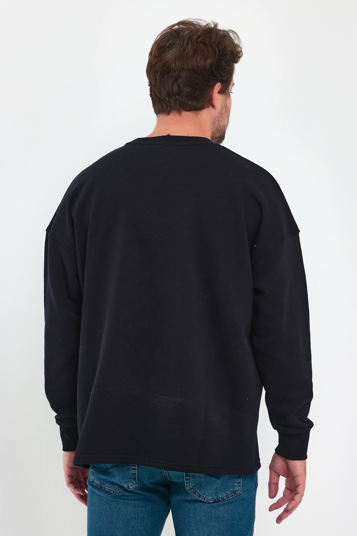 Rodi 3 İplik Şardonsuz Bisiklet Yaka Sweatshirt RD24KE055407