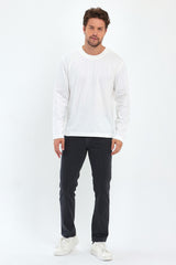 Rodi 30/2 Süprem % 100 Pamuk Bisiklet Yaka Sweatshirt RD24KE055465