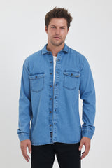 Rodi Alex 014 Men's Slim Fit Denim Shirt RD24KE031184