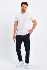 Rodi Beli Lastikli Fermuarlı Jogger Pantolon RD23YE015549