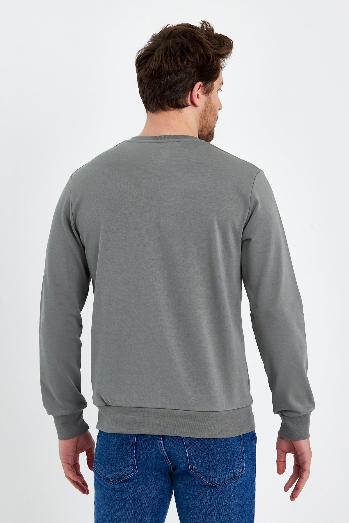 Rodi Bisiklet Yaka Basic  İnce Mevsimlik  Sweatshirt RD23YE581001