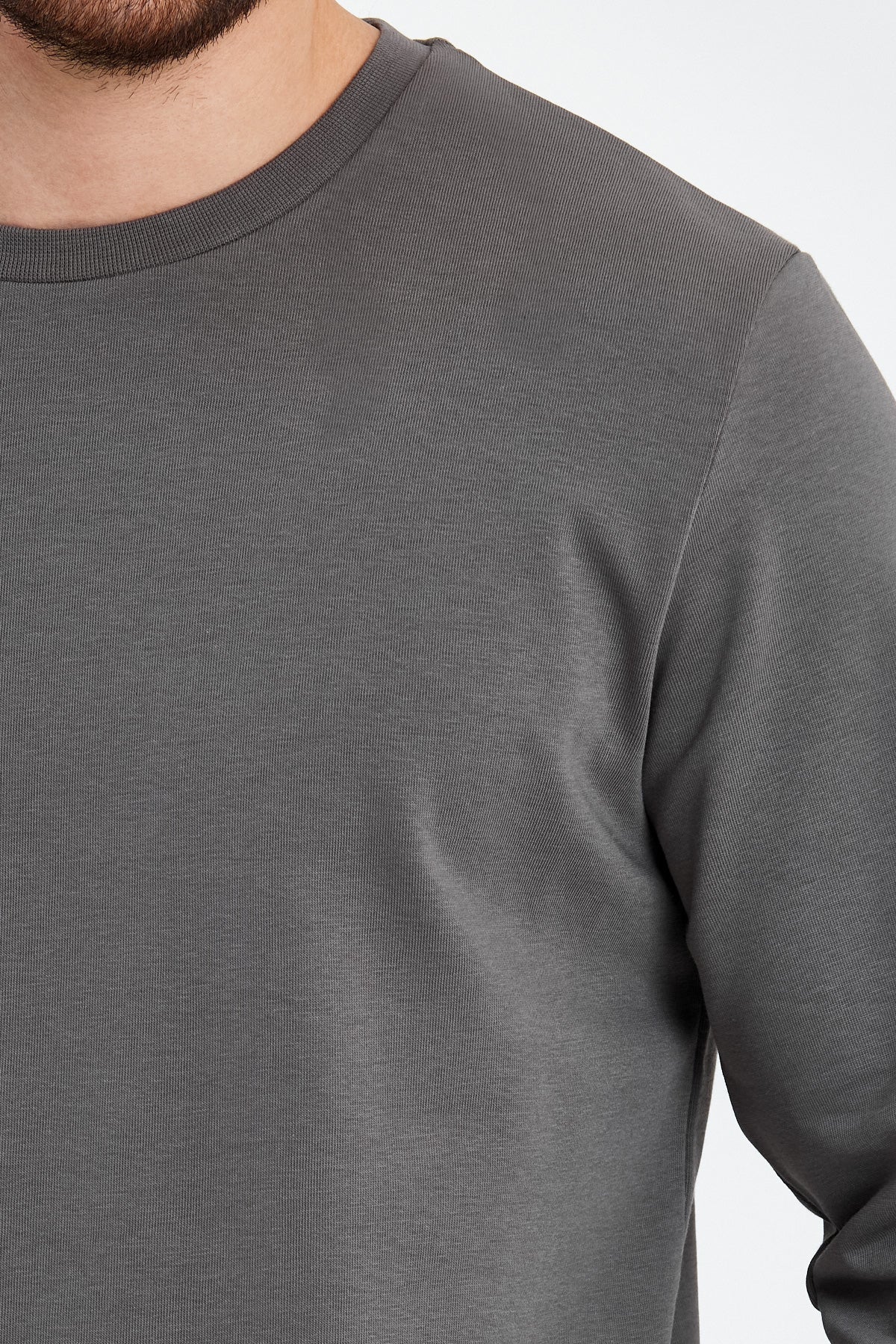 Rodi Bisiklet Yaka Basic  İnce Mevsimlik  Sweatshirt RD23YE581001