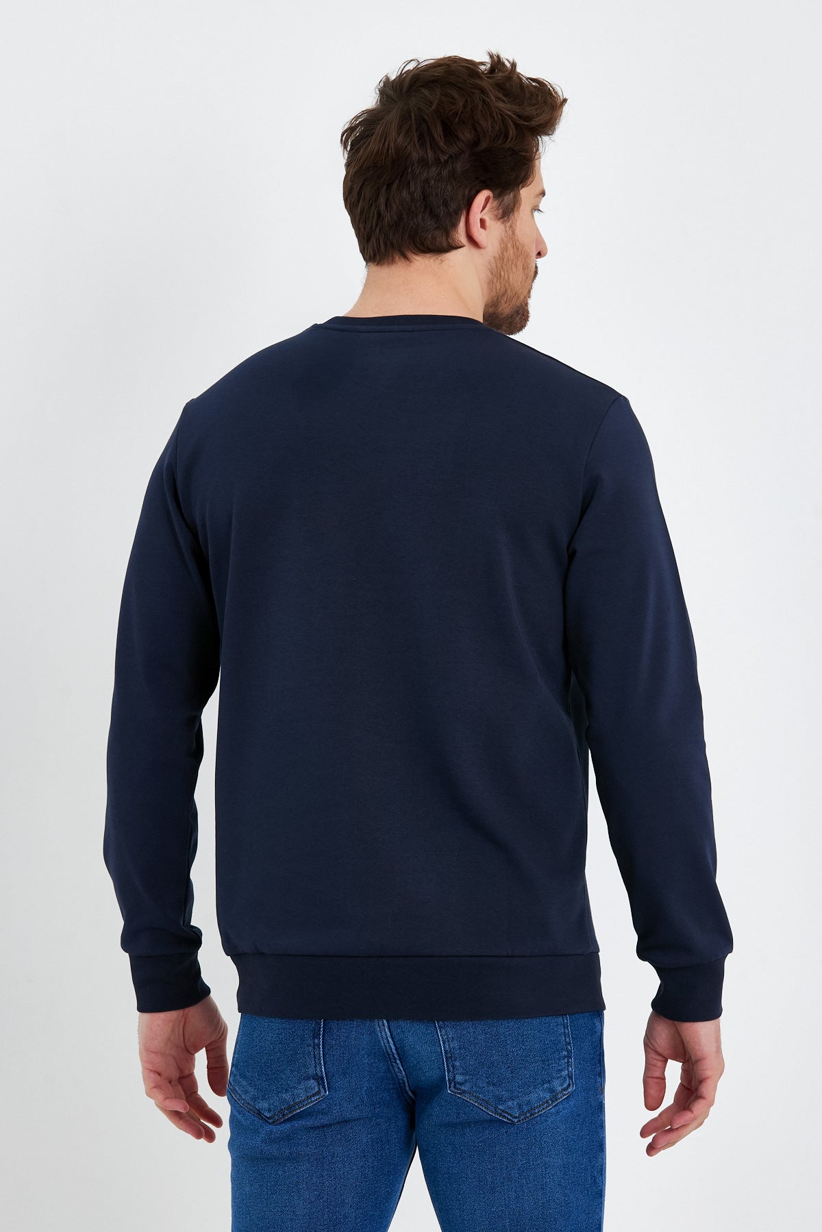 Rodi Bisiklet Yaka Basic  İnce Mevsimlik  Sweatshirt RD23YE581001