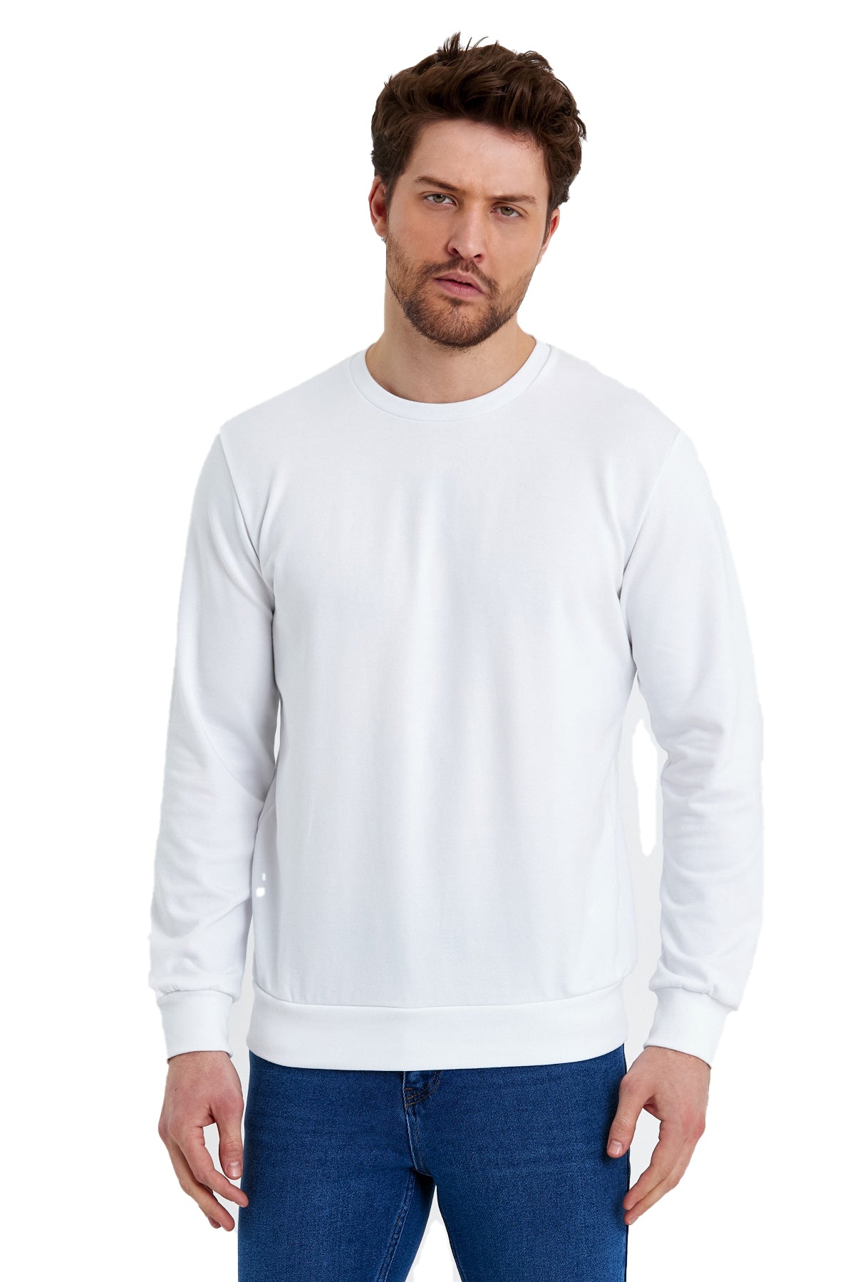 Rodi Bisiklet Yaka Basic  İnce Mevsimlik  Sweatshirt RD23YE581001