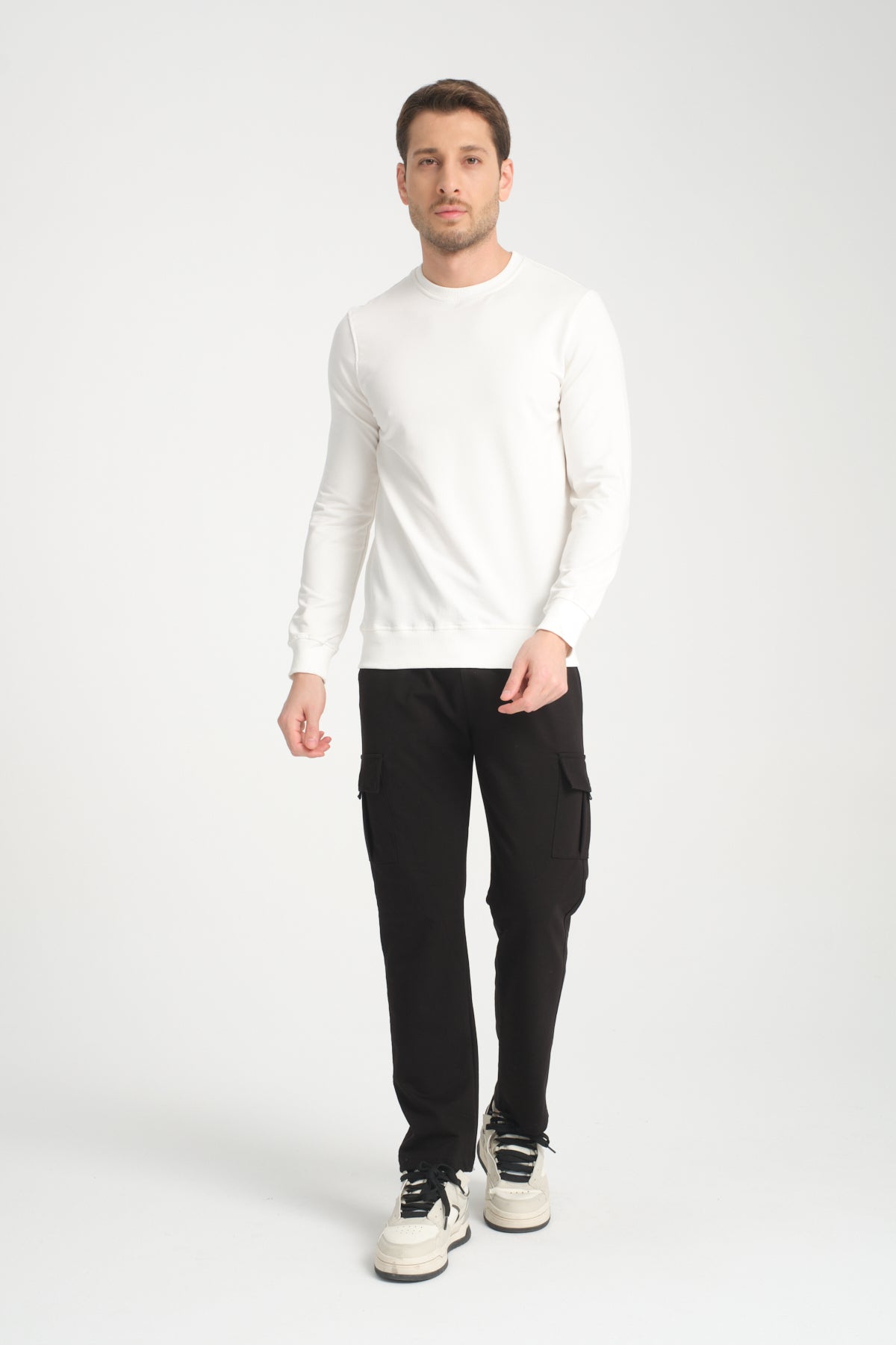 Rodi Bisiklet Yaka Basic  İnce Mevsimlik  Sweatshirt RD23YE581001
