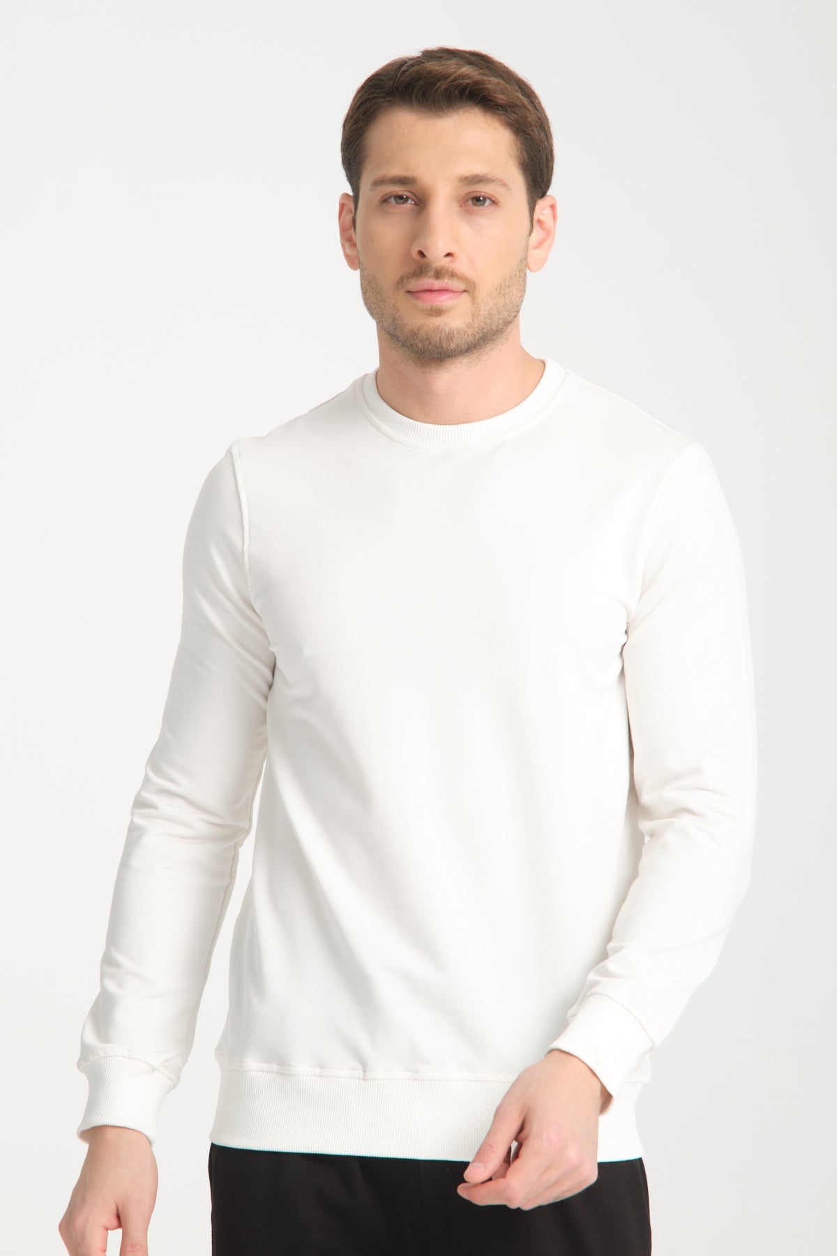 Rodi Bisiklet Yaka Basic  İnce Mevsimlik  Sweatshirt RD23YE581001