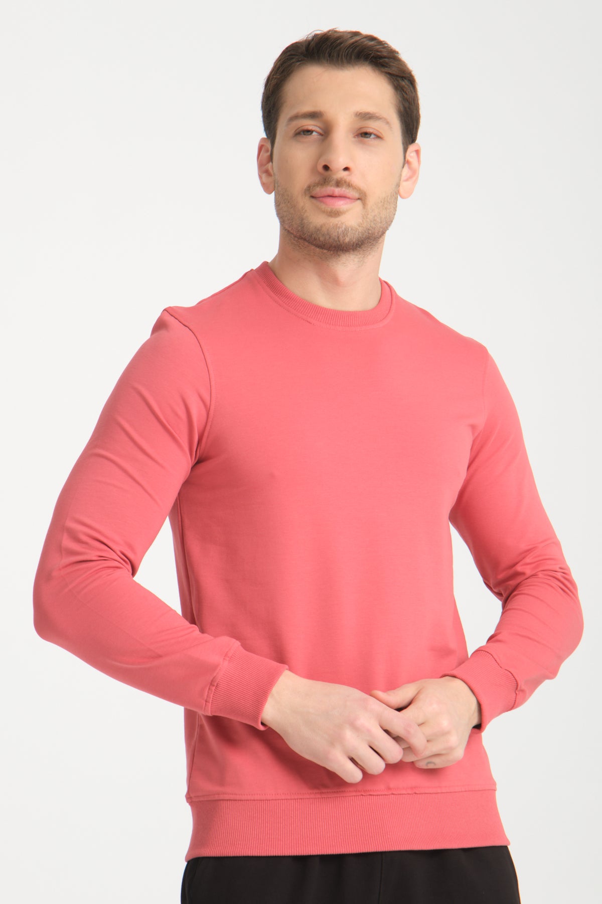 Rodi Bisiklet Yaka Basic  İnce Mevsimlik  Sweatshirt RD23YE581001